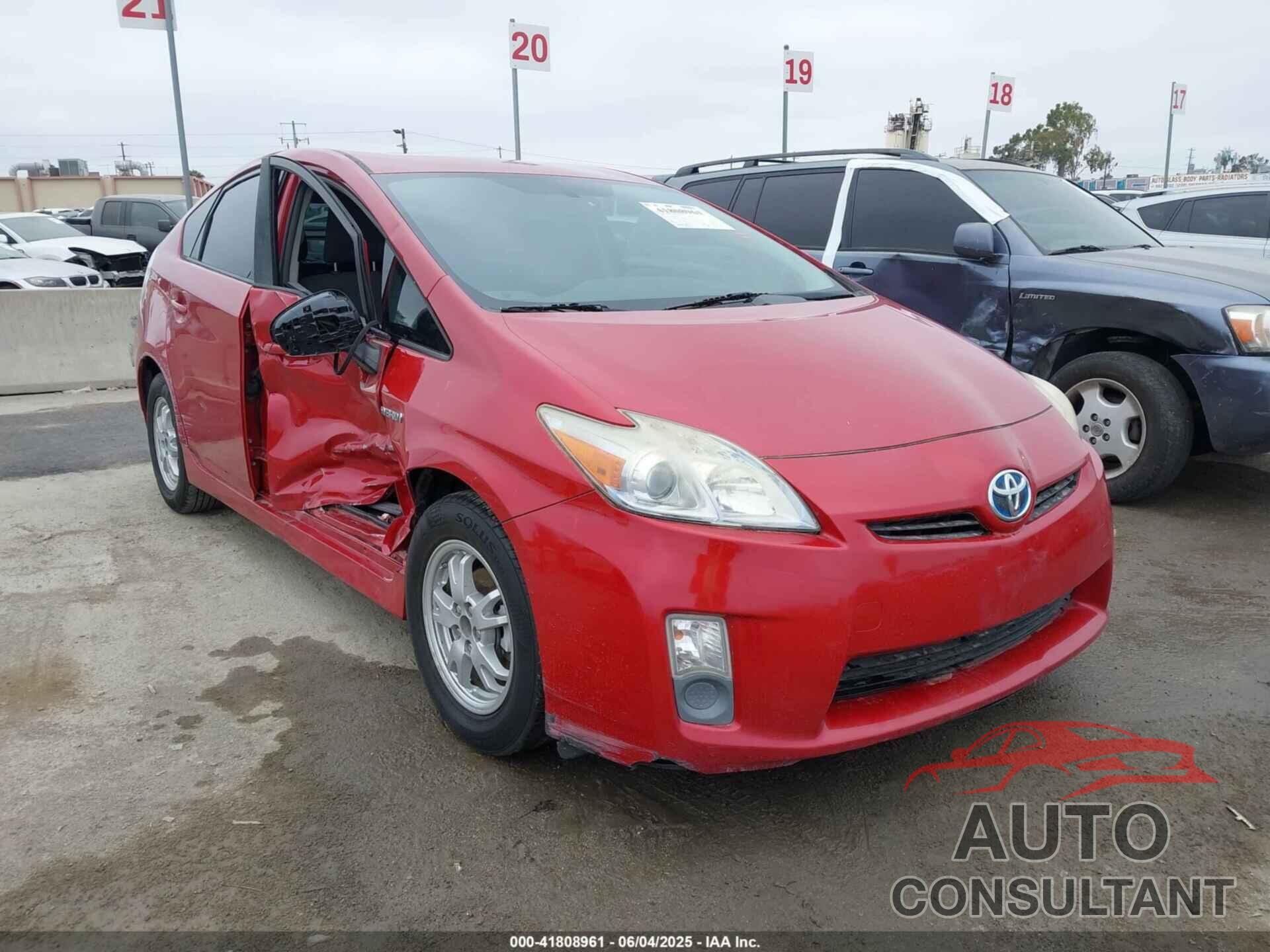 TOYOTA PRIUS 2011 - JTDKN3DU4B0270344