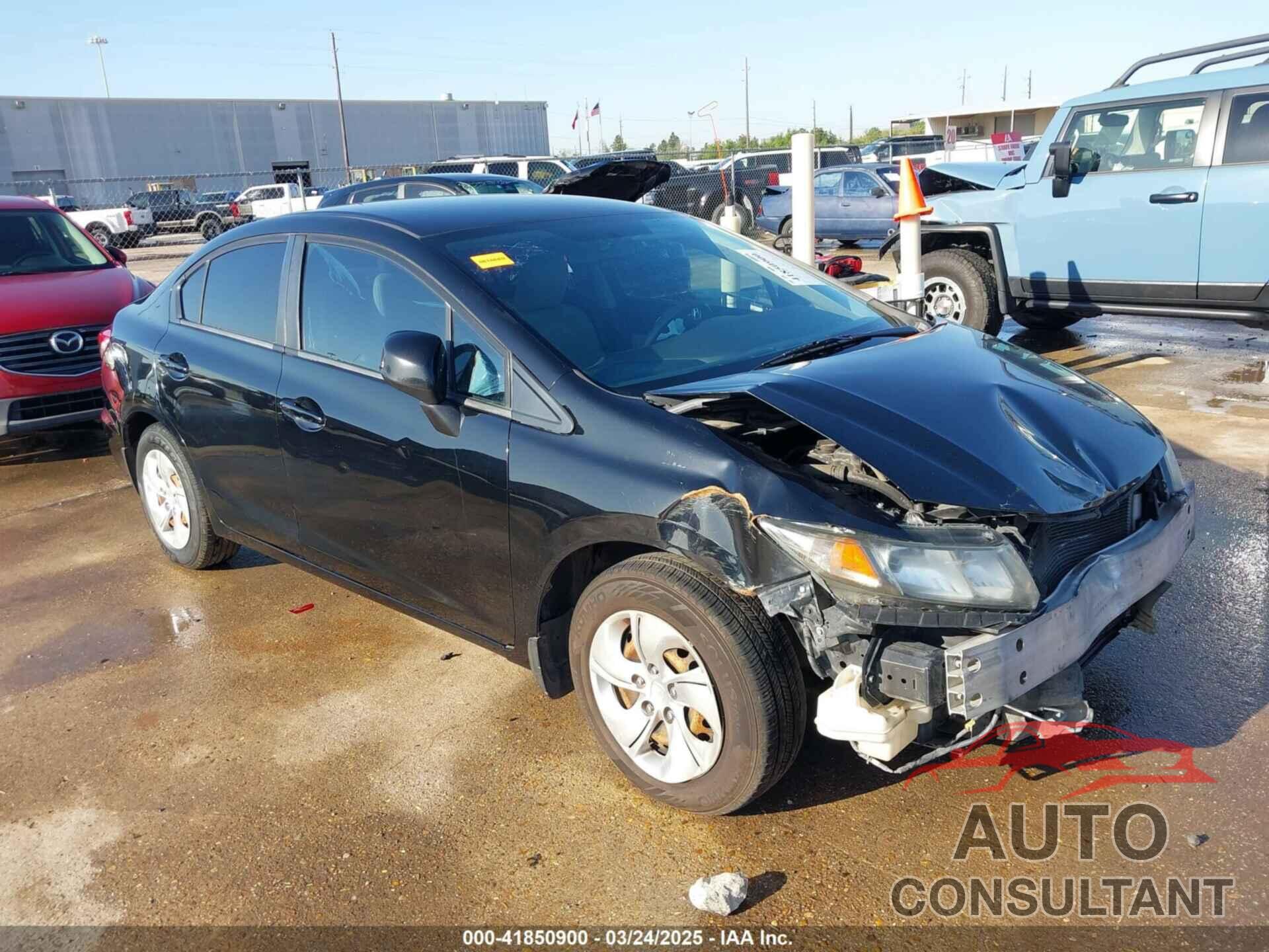 HONDA CIVIC 2013 - 19XFB2F5XDE246599