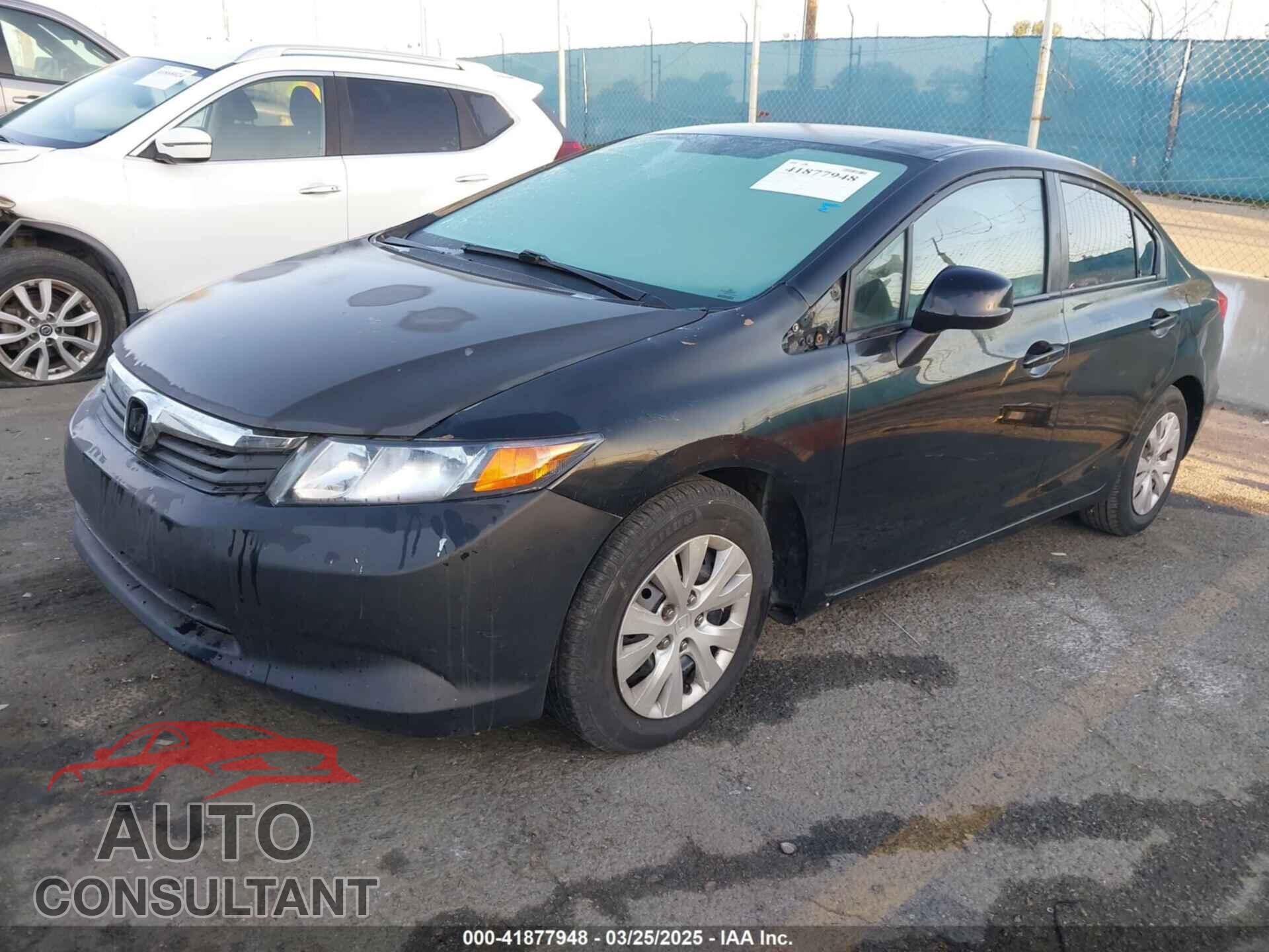 HONDA CIVIC 2012 - 19XFB2F56CE375809