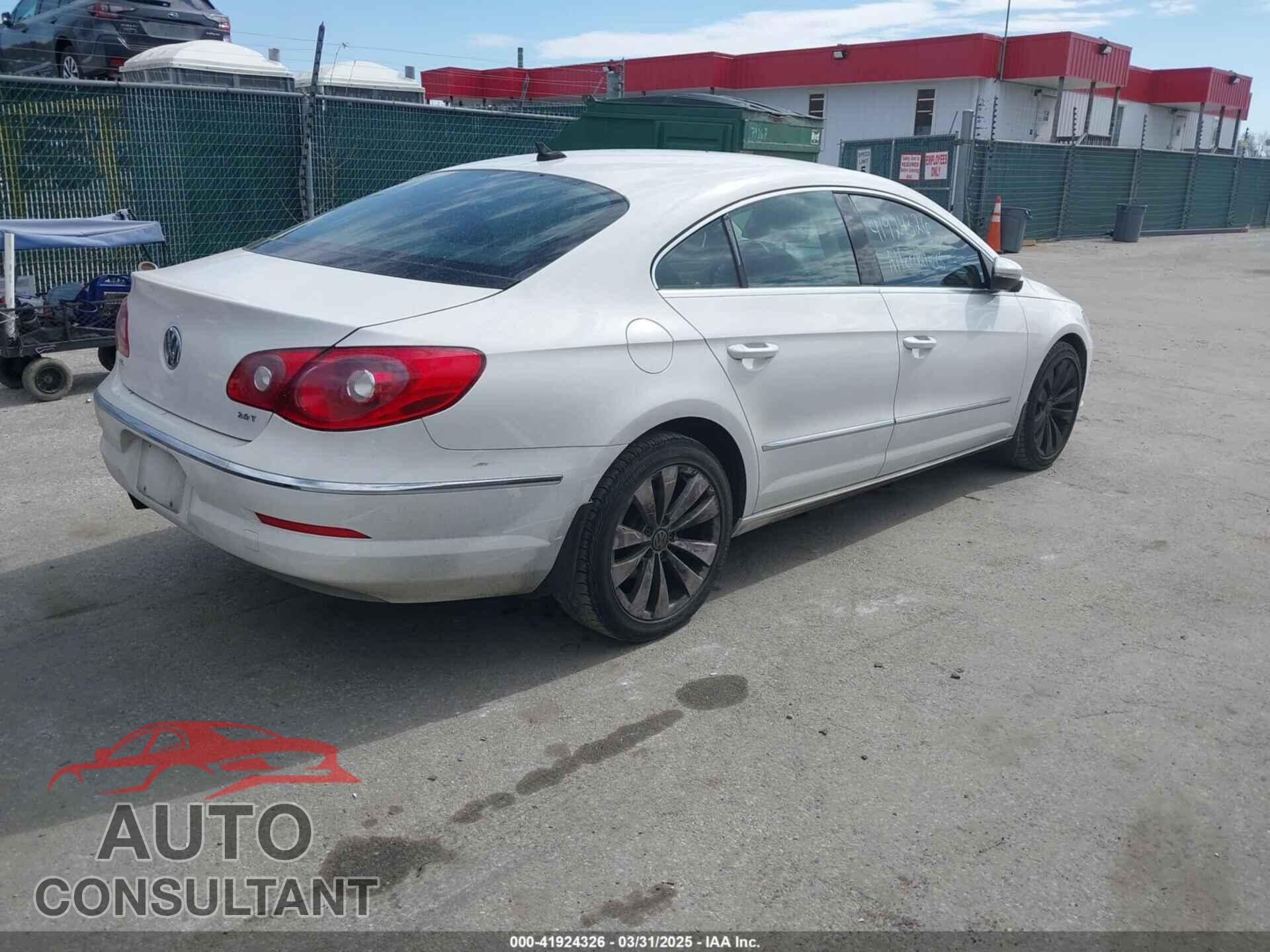 VOLKSWAGEN CC 2010 - WVWML7AN5AE512367