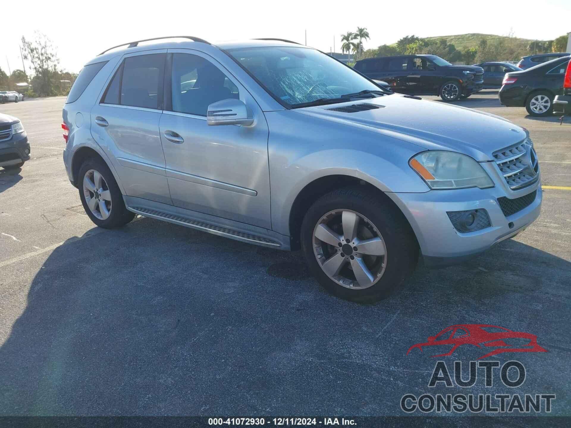 MERCEDES-BENZ ML 350 2011 - 4JGBB5GB5BA652290