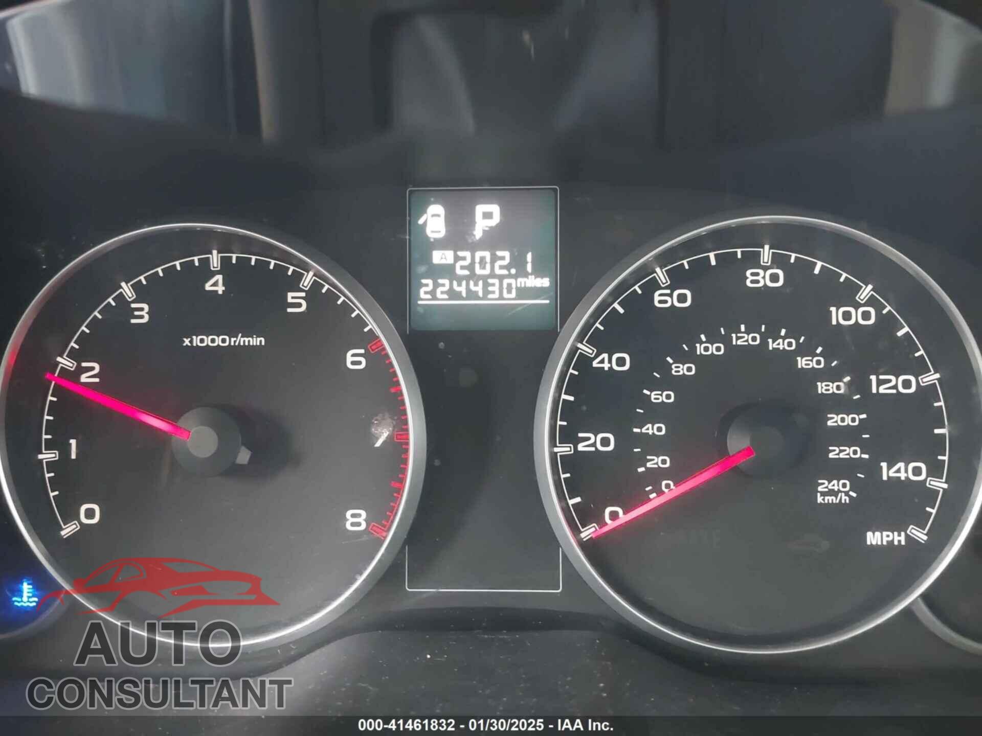 SUBARU OUTBACK 2014 - 4S4BRCCC2E3232767