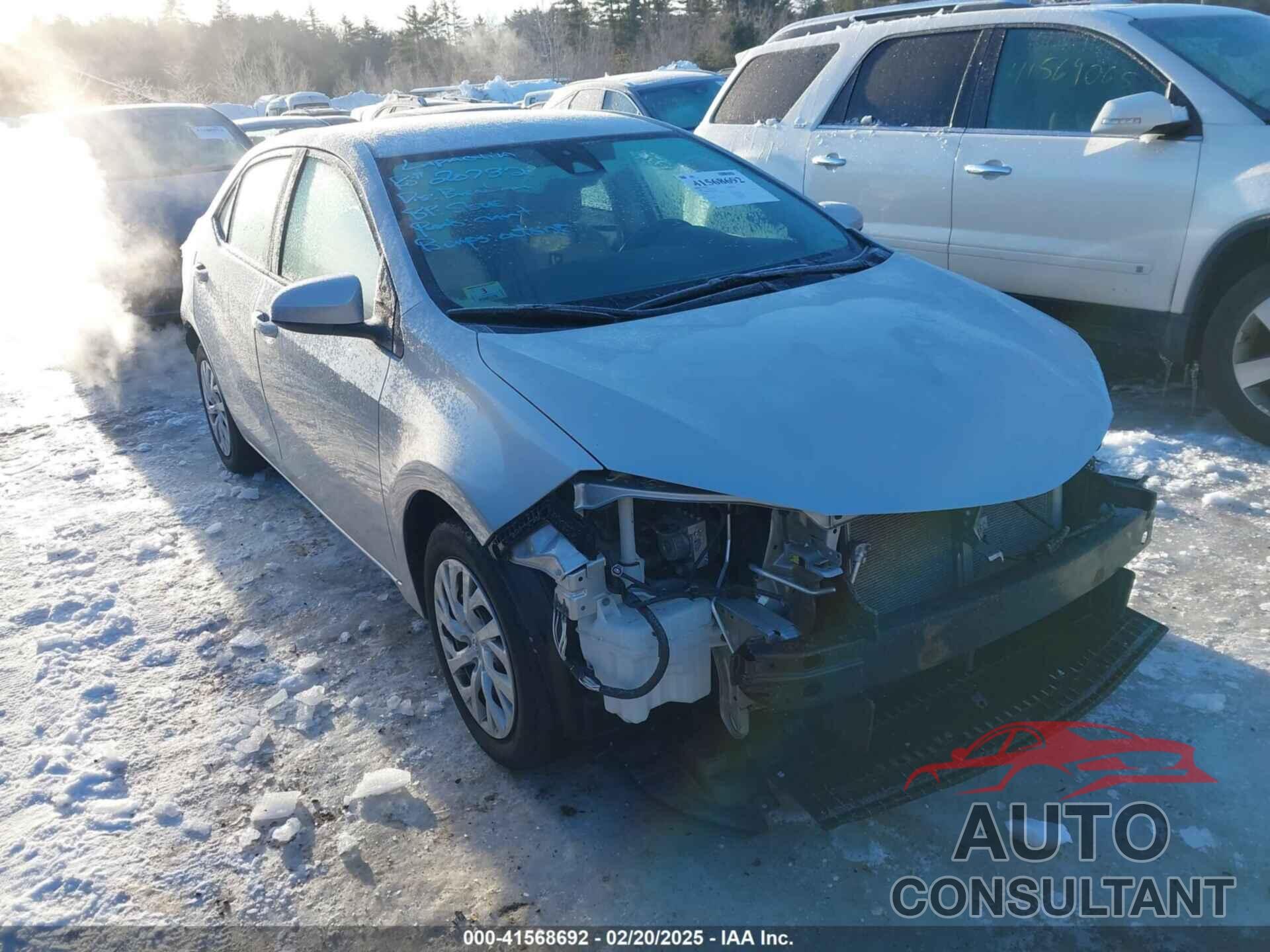 TOYOTA COROLLA 2019 - 5YFBURHE8KP881511