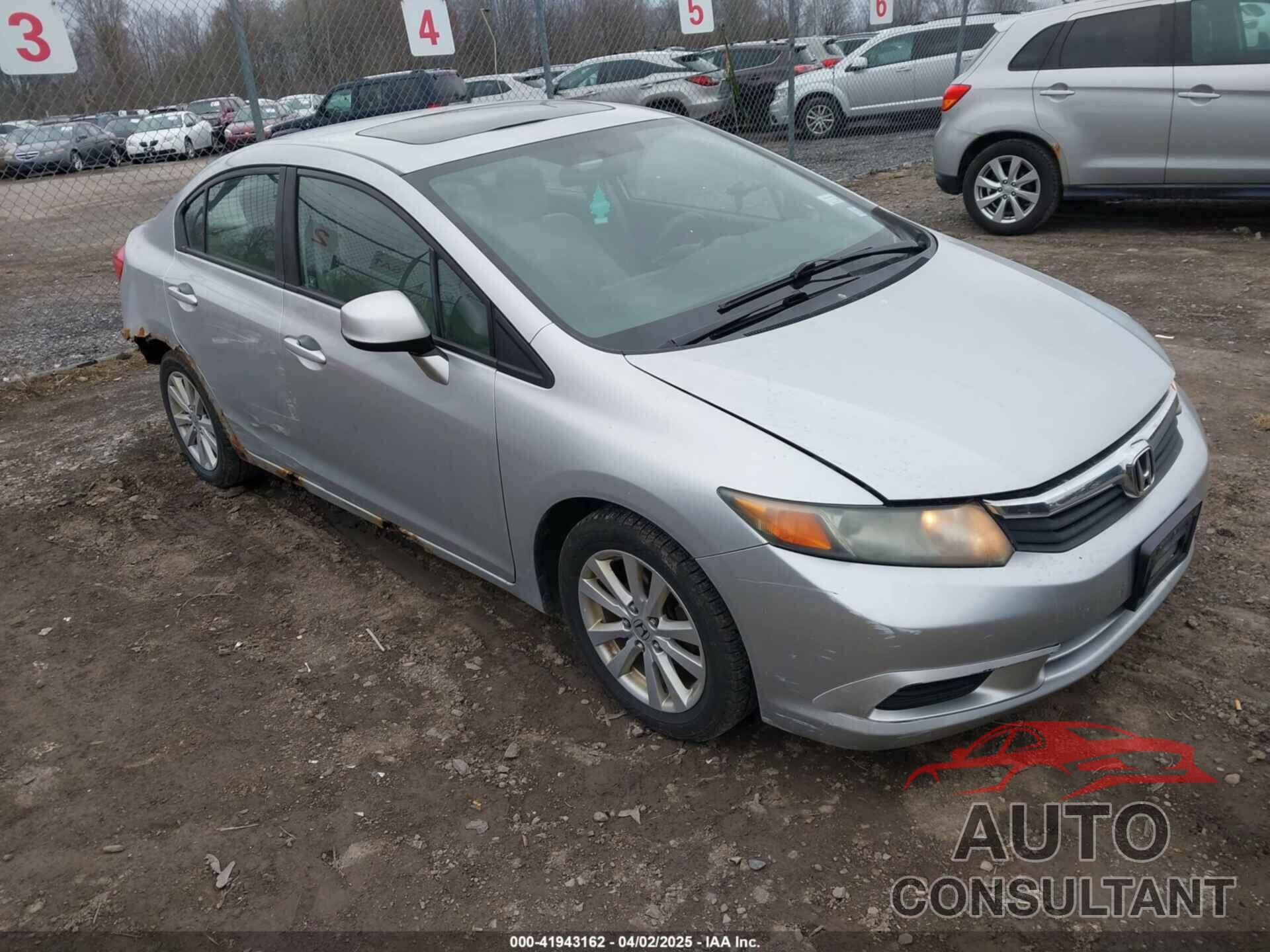 HONDA CIVIC 2012 - 2HGFB2F80CH612780