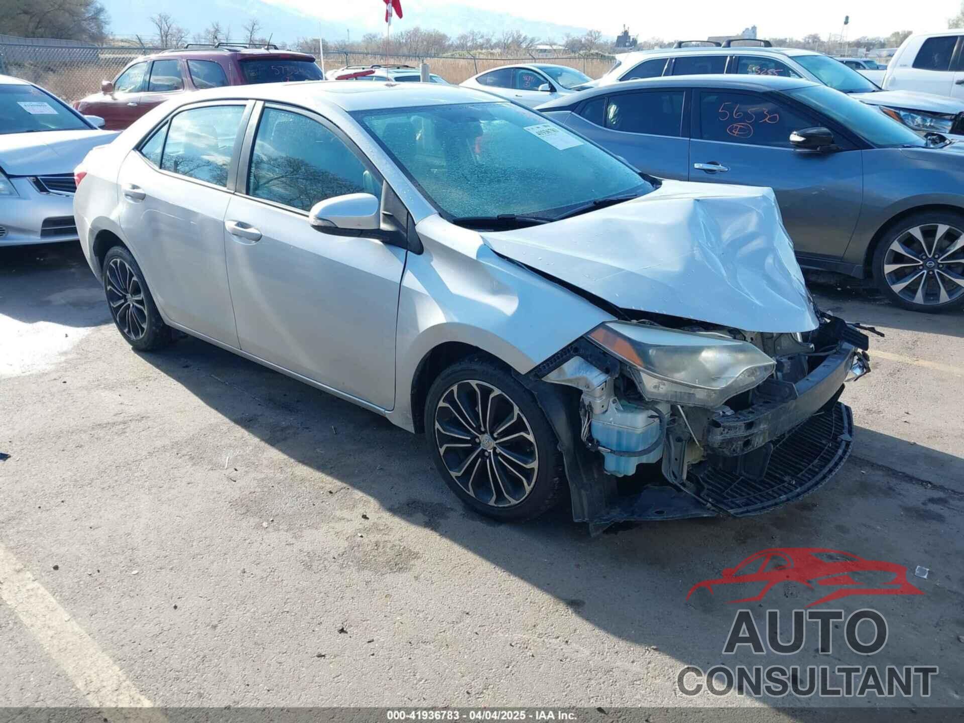 TOYOTA COROLLA 2015 - 5YFBURHEXFP235991