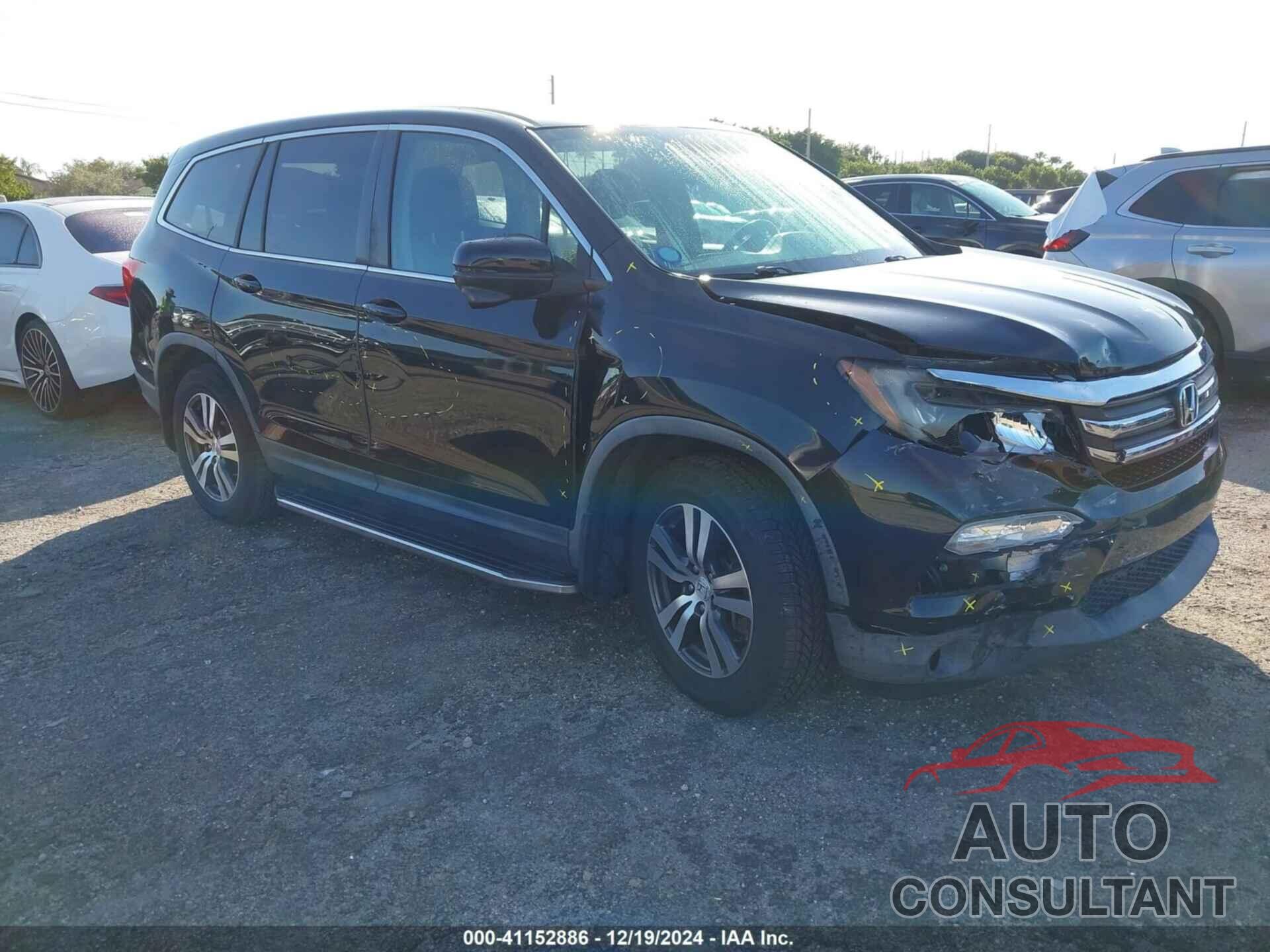 HONDA PILOT 2016 - 5FNYF5H51GB025161