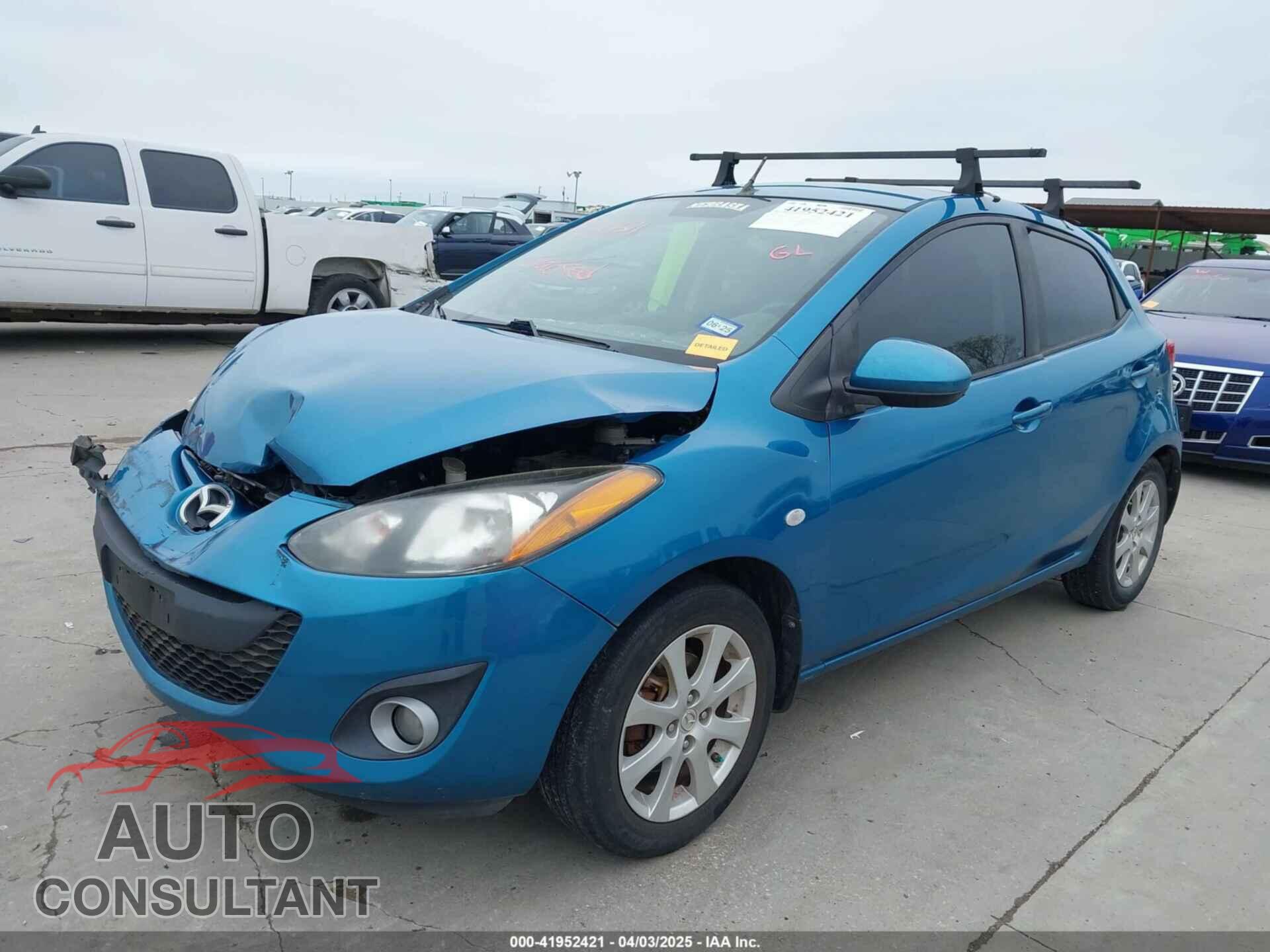 MAZDA MAZDA2 2012 - JM1DE1LY5C0133559