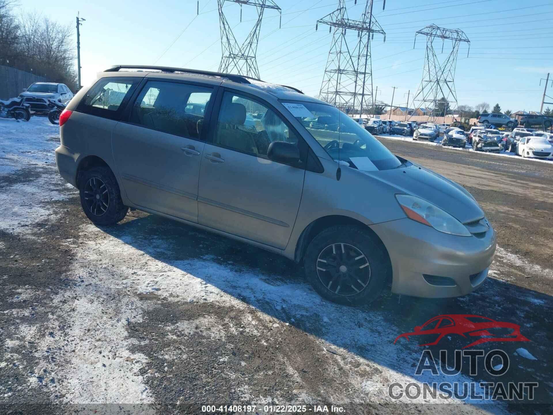 TOYOTA SIENNA 2009 - 5TDZK23C49S243145