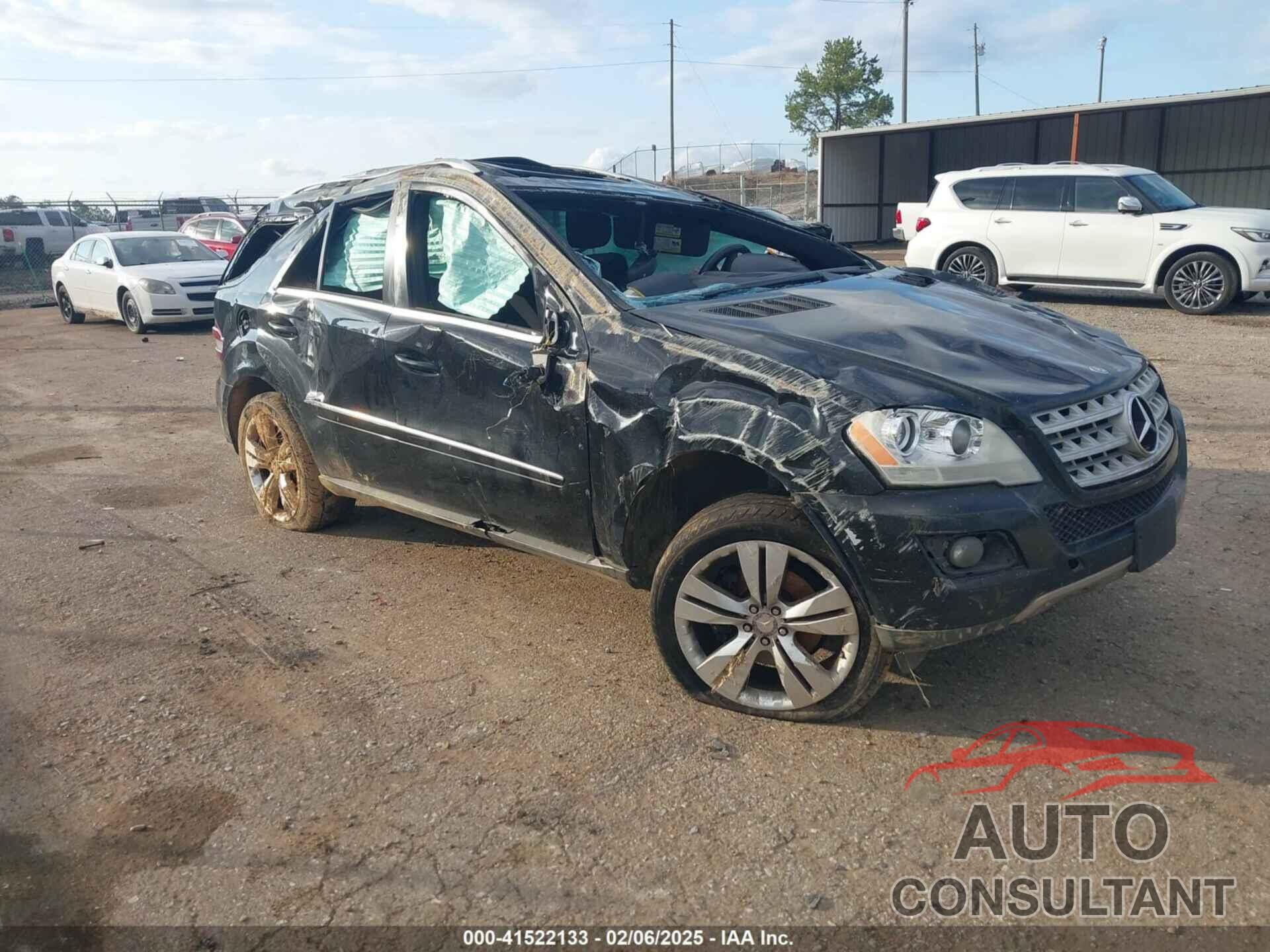 MERCEDES-BENZ ML 350 2011 - 4JGBB5GBXBA712838