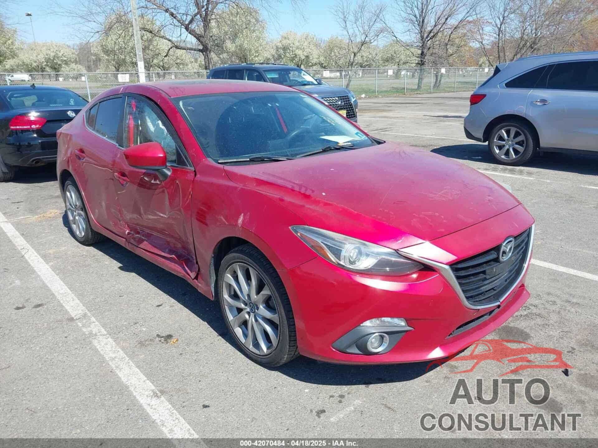 MAZDA MAZDA3 2014 - JM1BM1W32E1107542
