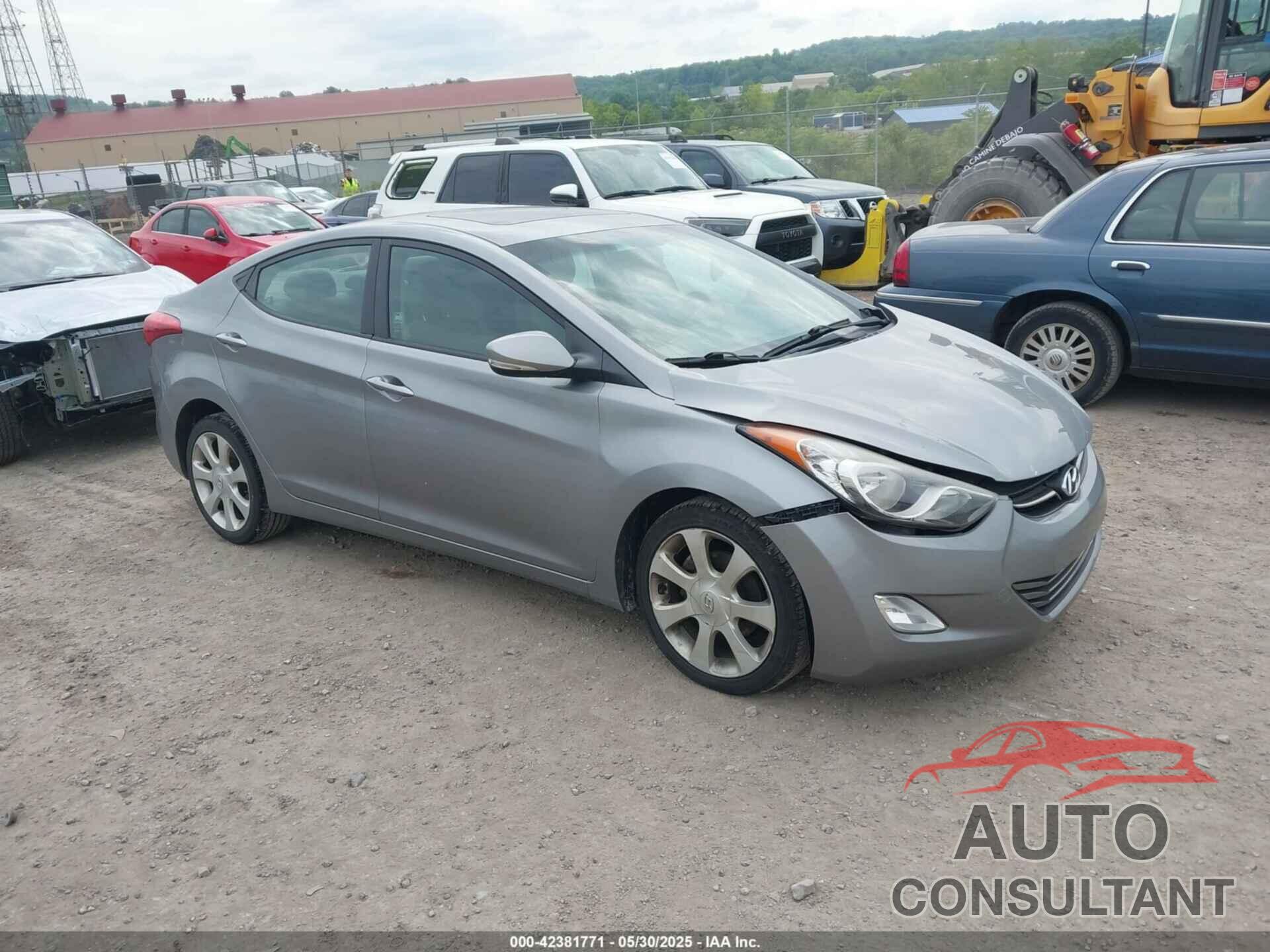 HYUNDAI ELANTRA 2012 - KMHDH4AE5CU301982