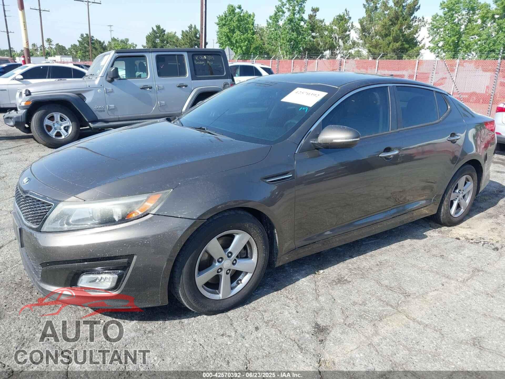 KIA OPTIMA 2014 - 5XXGM4A75EG299545