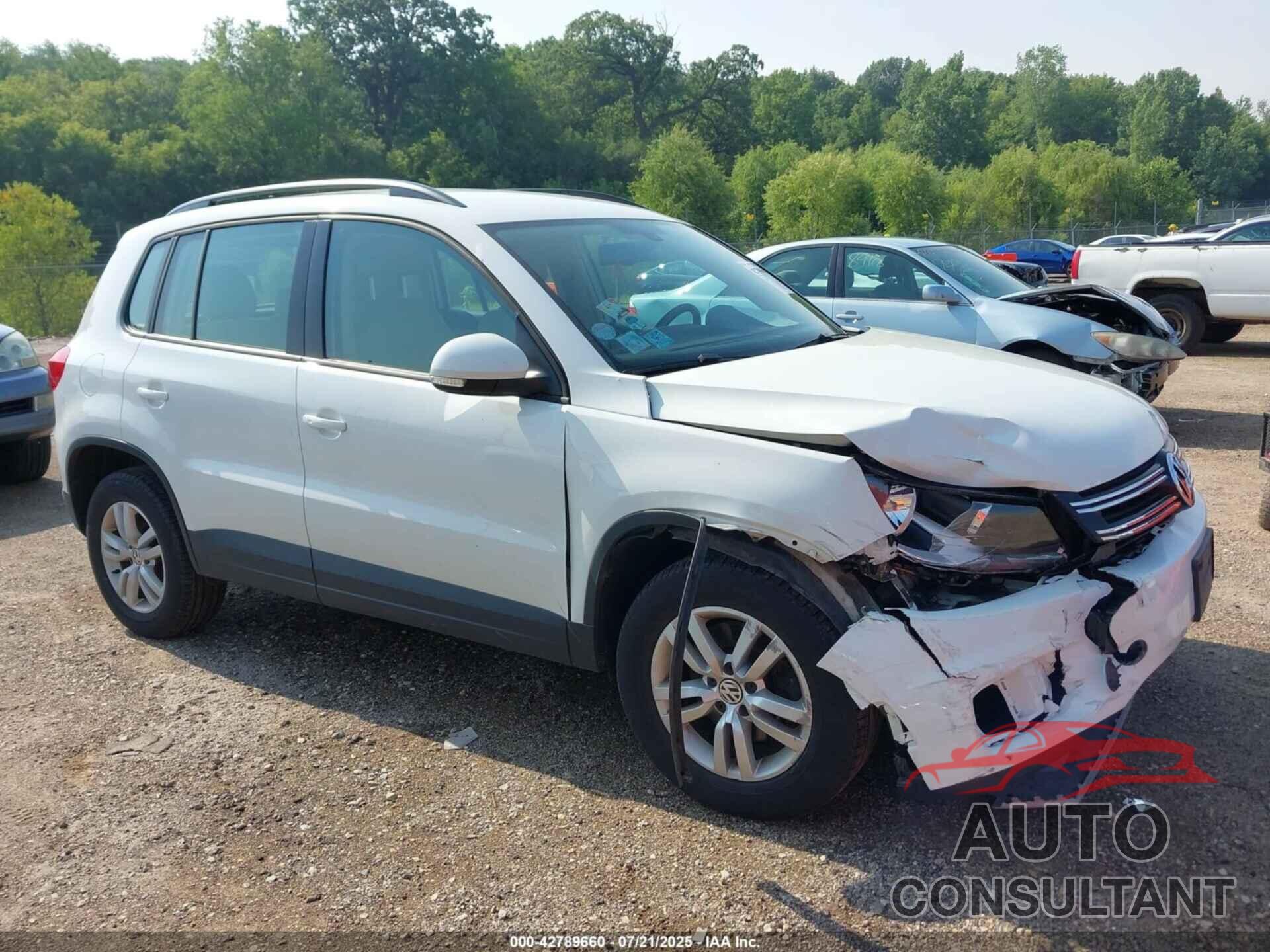 VOLKSWAGEN TIGUAN 2017 - WVGBV7AX3HK001654