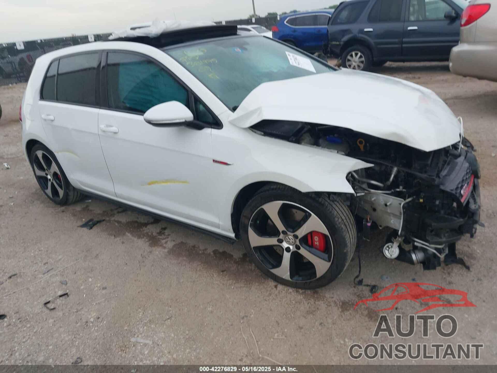 VOLKSWAGEN GOLF GTI 2016 - 3VW447AU6GM057615