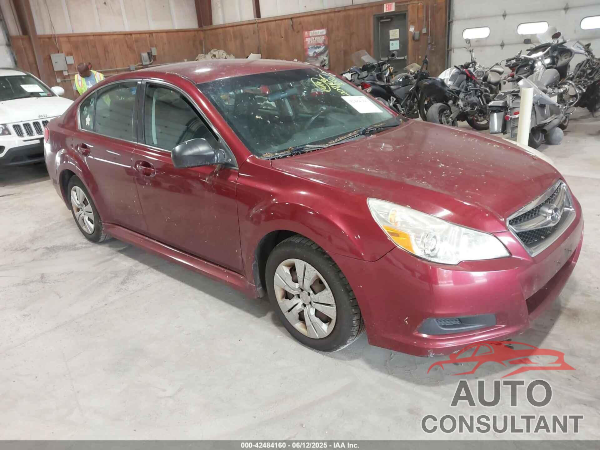 SUBARU LEGACY 2010 - 4S3BMBA69A3231930