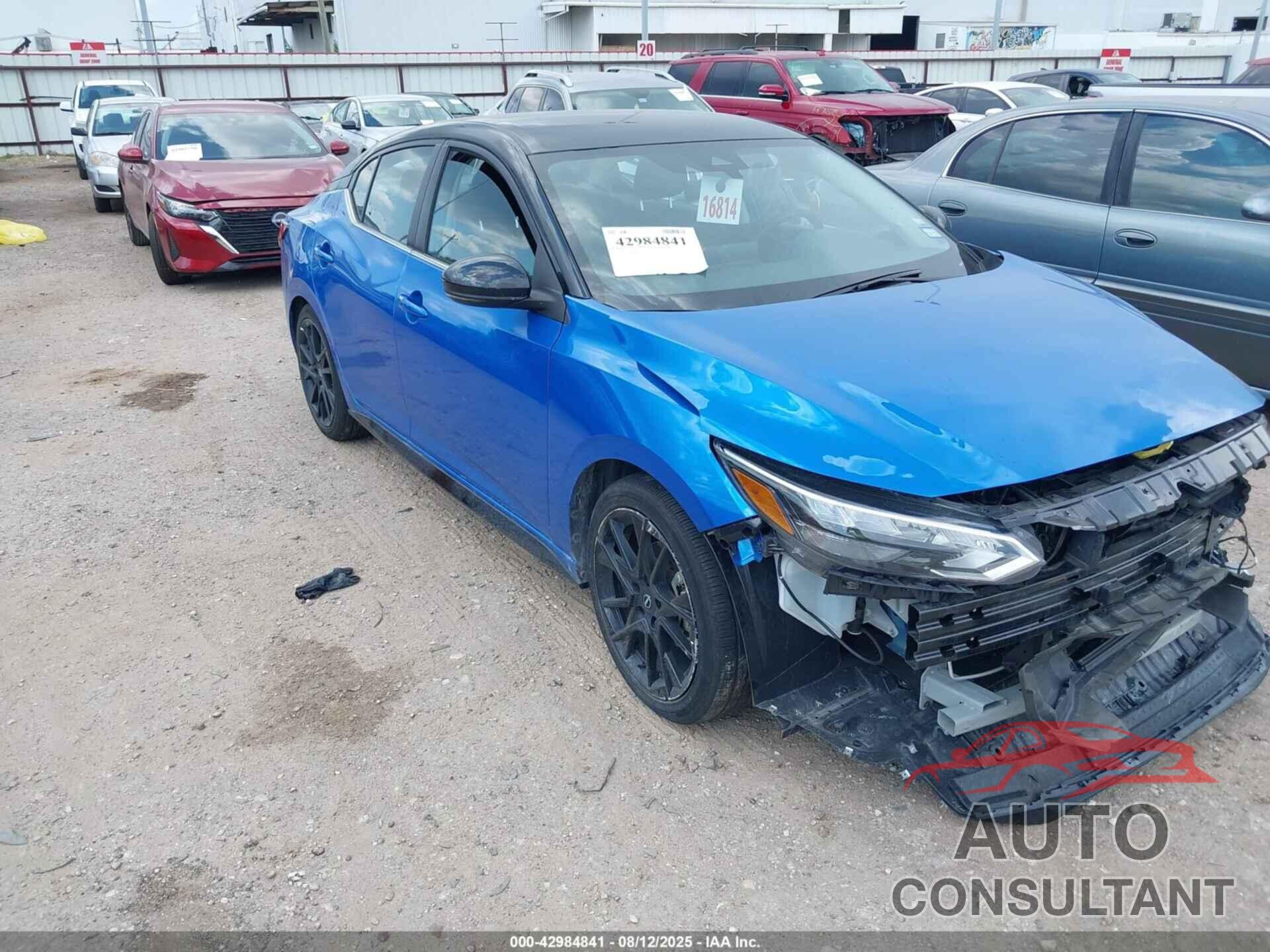 NISSAN SENTRA 2025 - 3N1AB8DV8SY291636