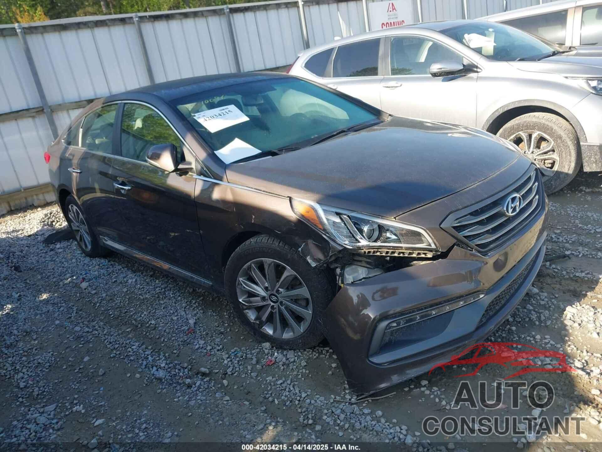 HYUNDAI SONATA 2016 - 5NPE34AF0GH343444