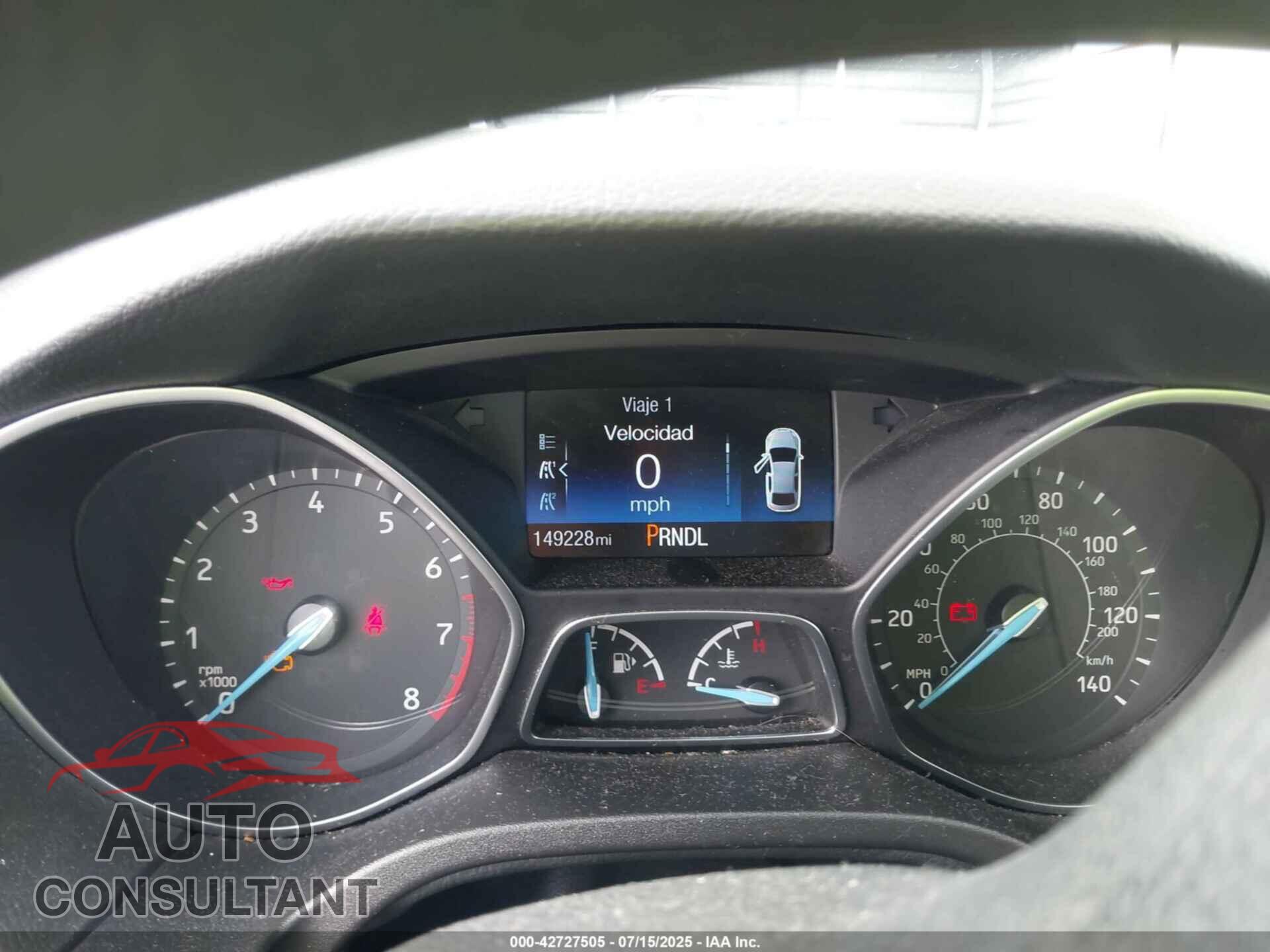 FORD FOCUS 2016 - 1FADP3E26GL367928