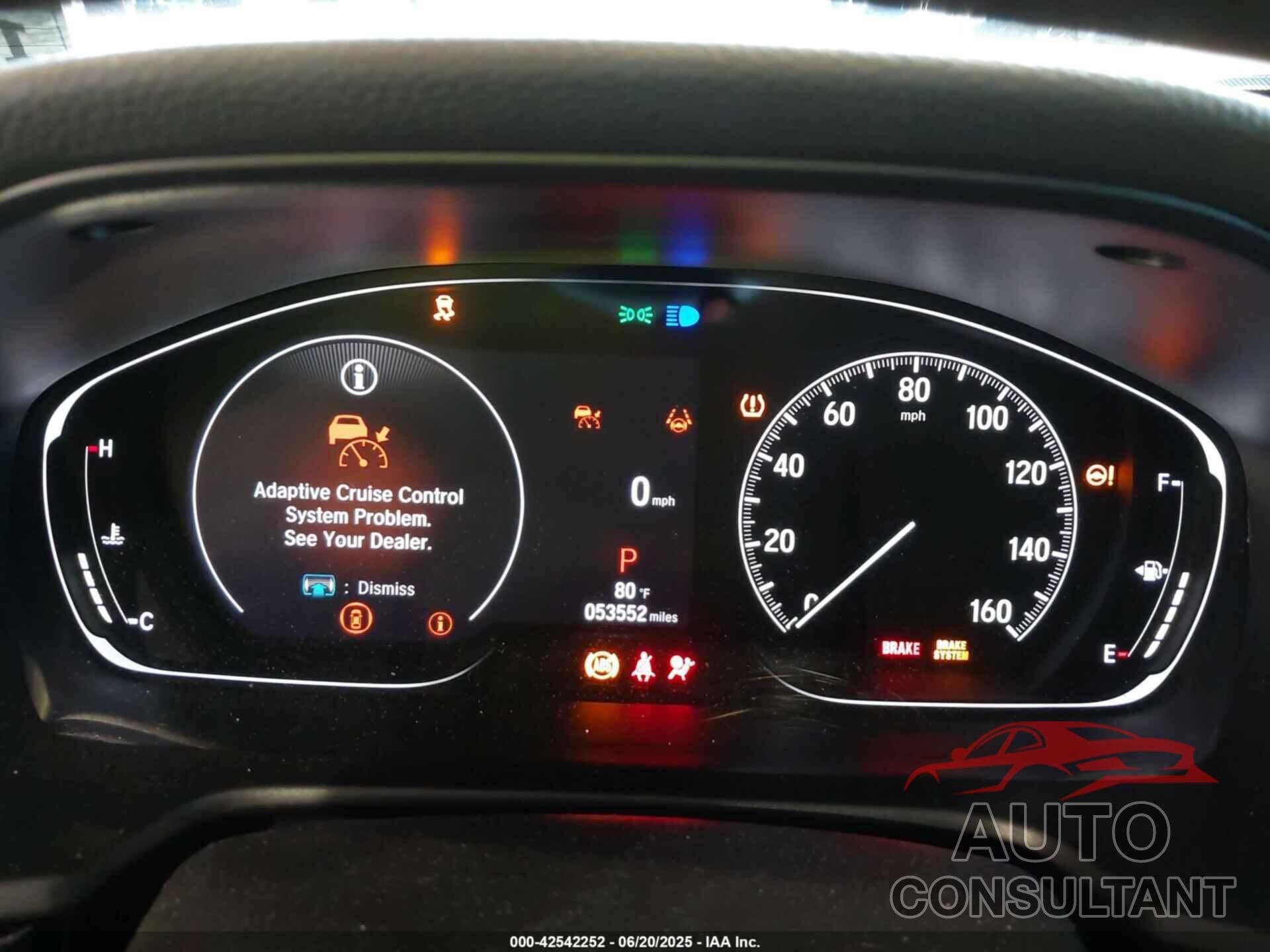 HONDA ACCORD 2022 - 1HGCV1F42NA113255
