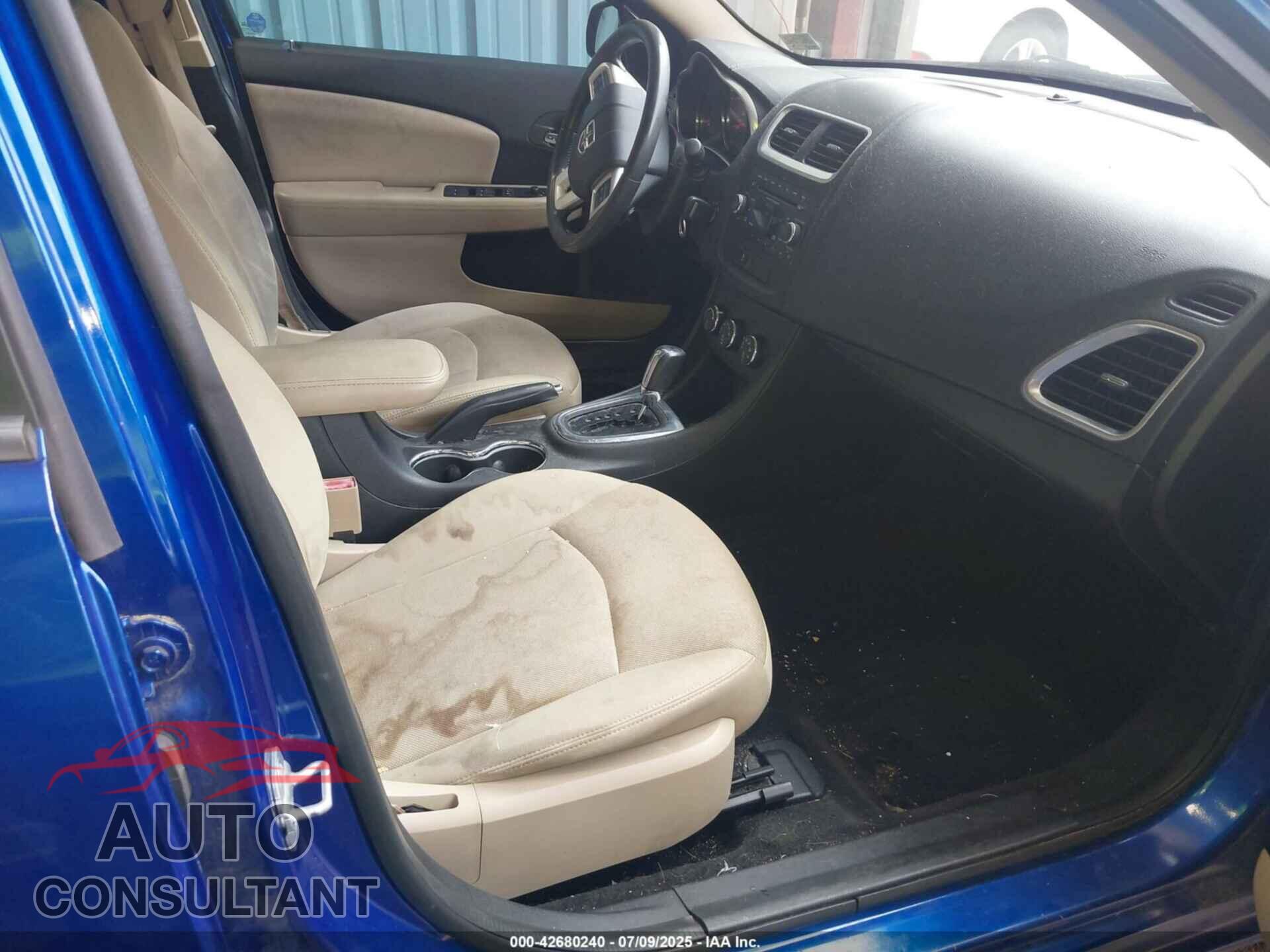DODGE AVENGER 2013 - 1C3CDZCG5DN741191