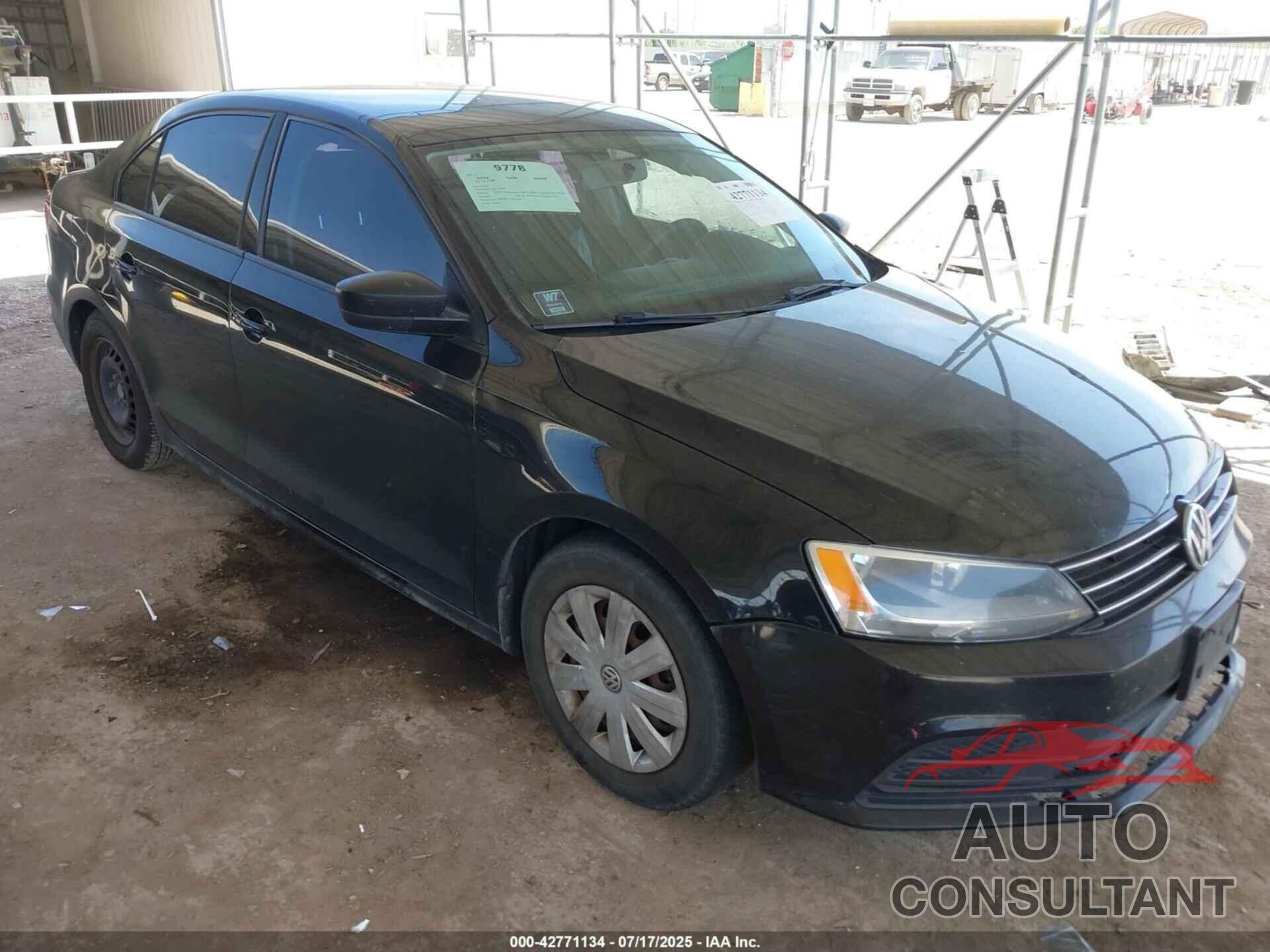 VOLKSWAGEN JETTA 2016 - 3VW267AJ3GM307593