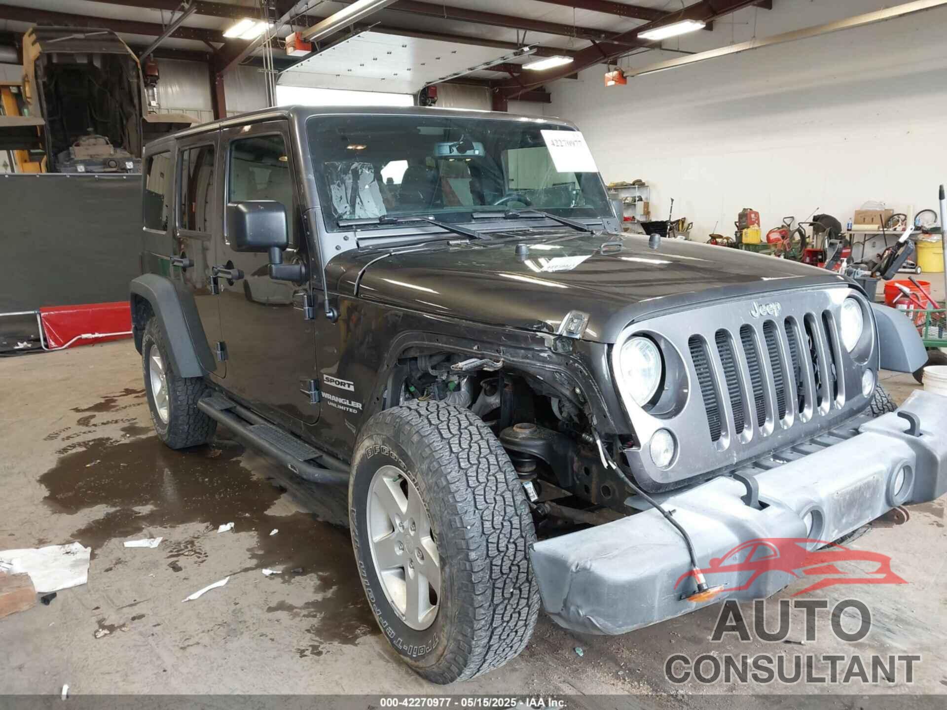 JEEP WRANGLER UNLIMITED 2017 - 1C4BJWDG1HL622617
