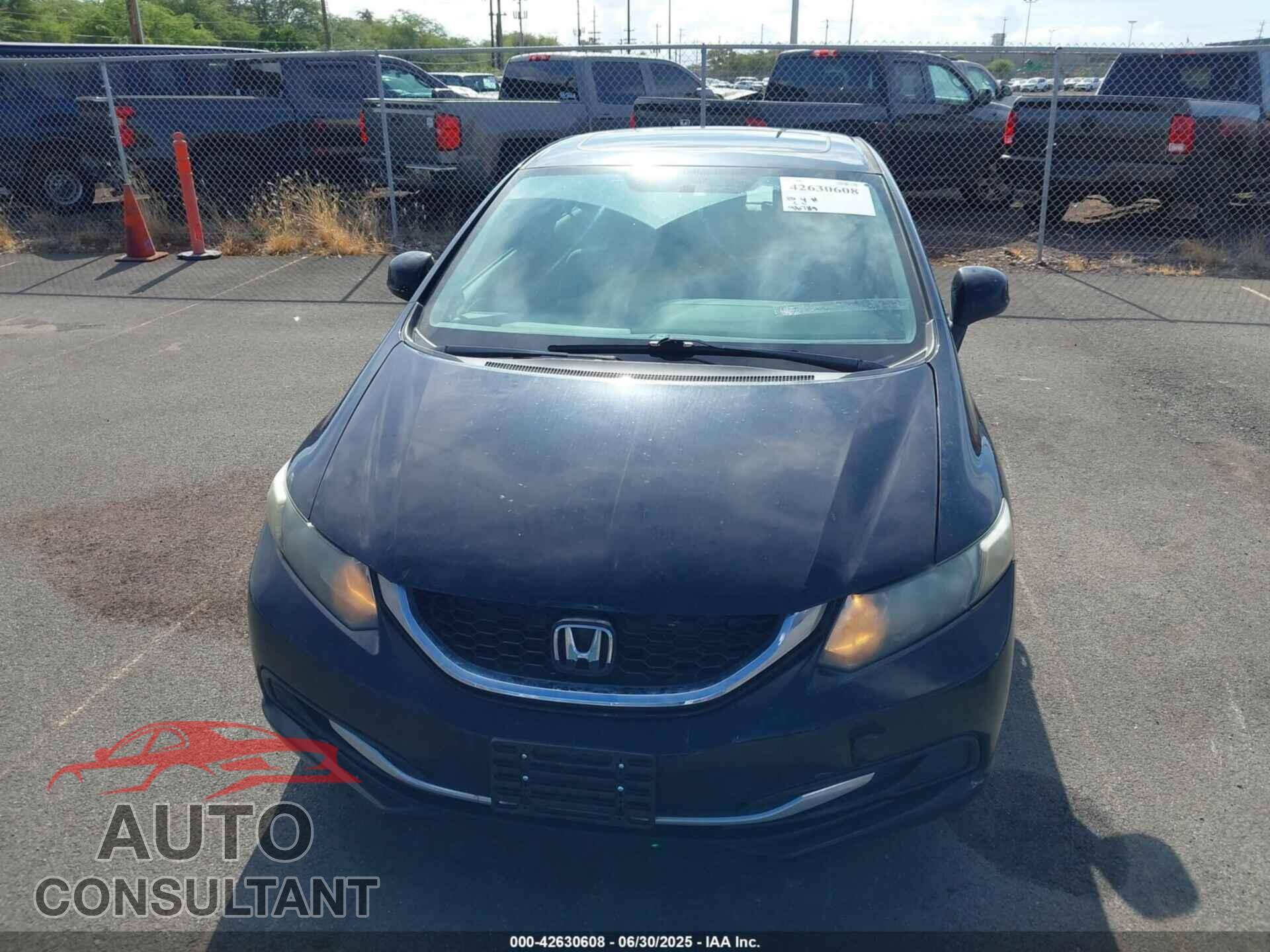 HONDA CIVIC 2013 - 19XFB2F86DE081399