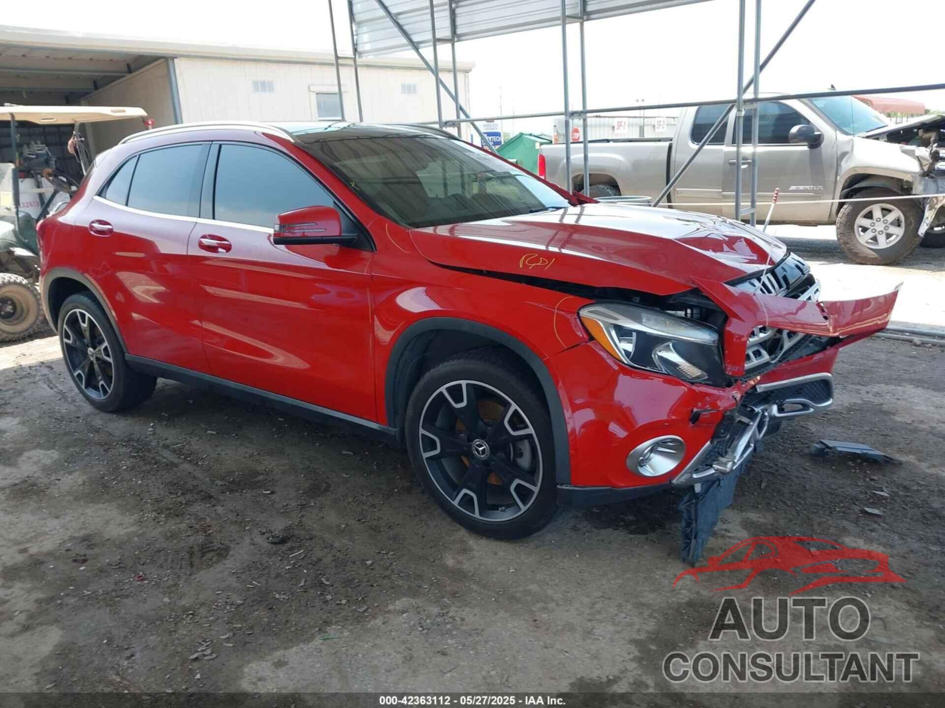 MERCEDES-BENZ GLA 250 2019 - WDCTG4EBXKU015542