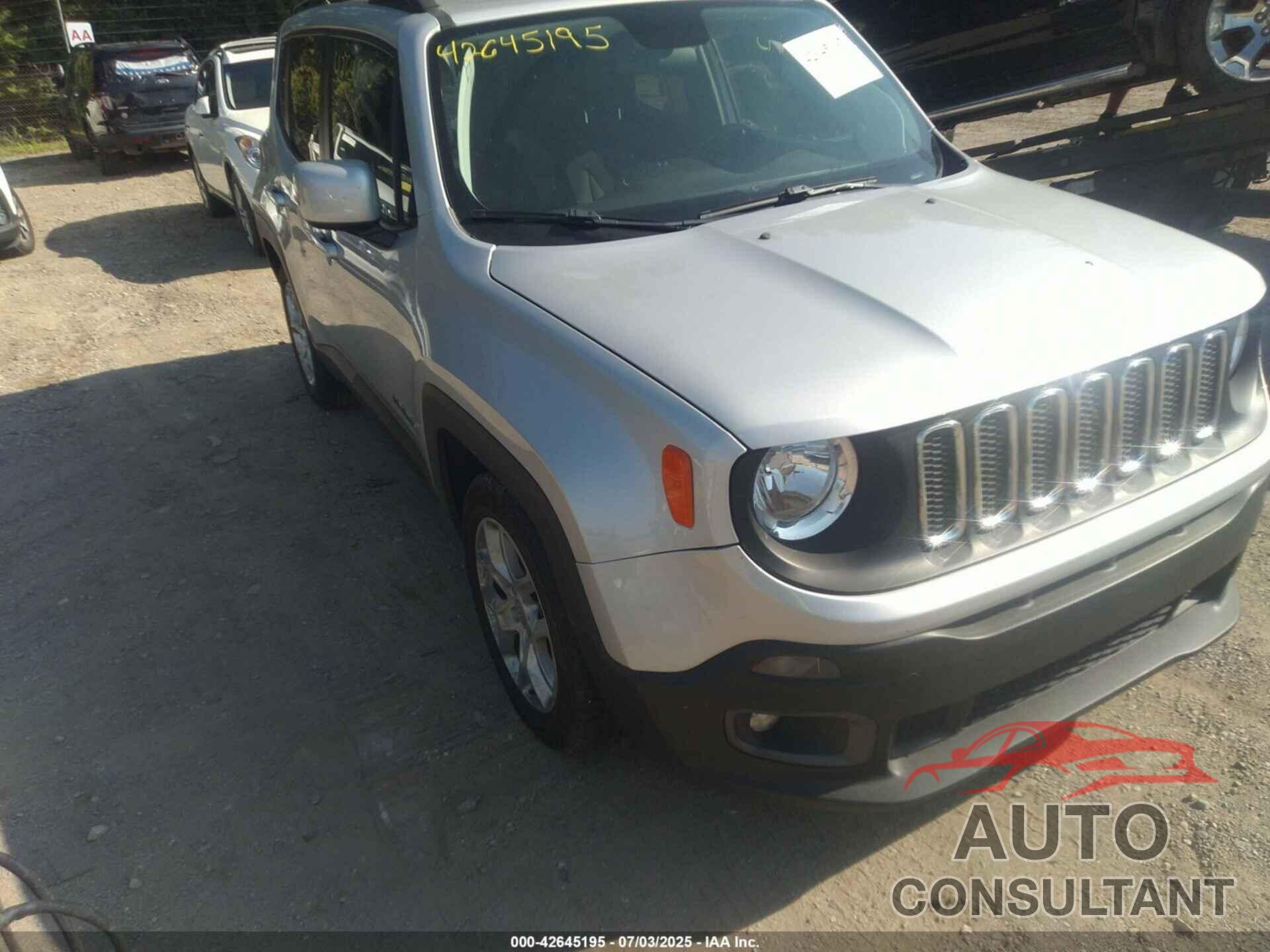 JEEP RENEGADE 2016 - ZACCJABT2GPC41926