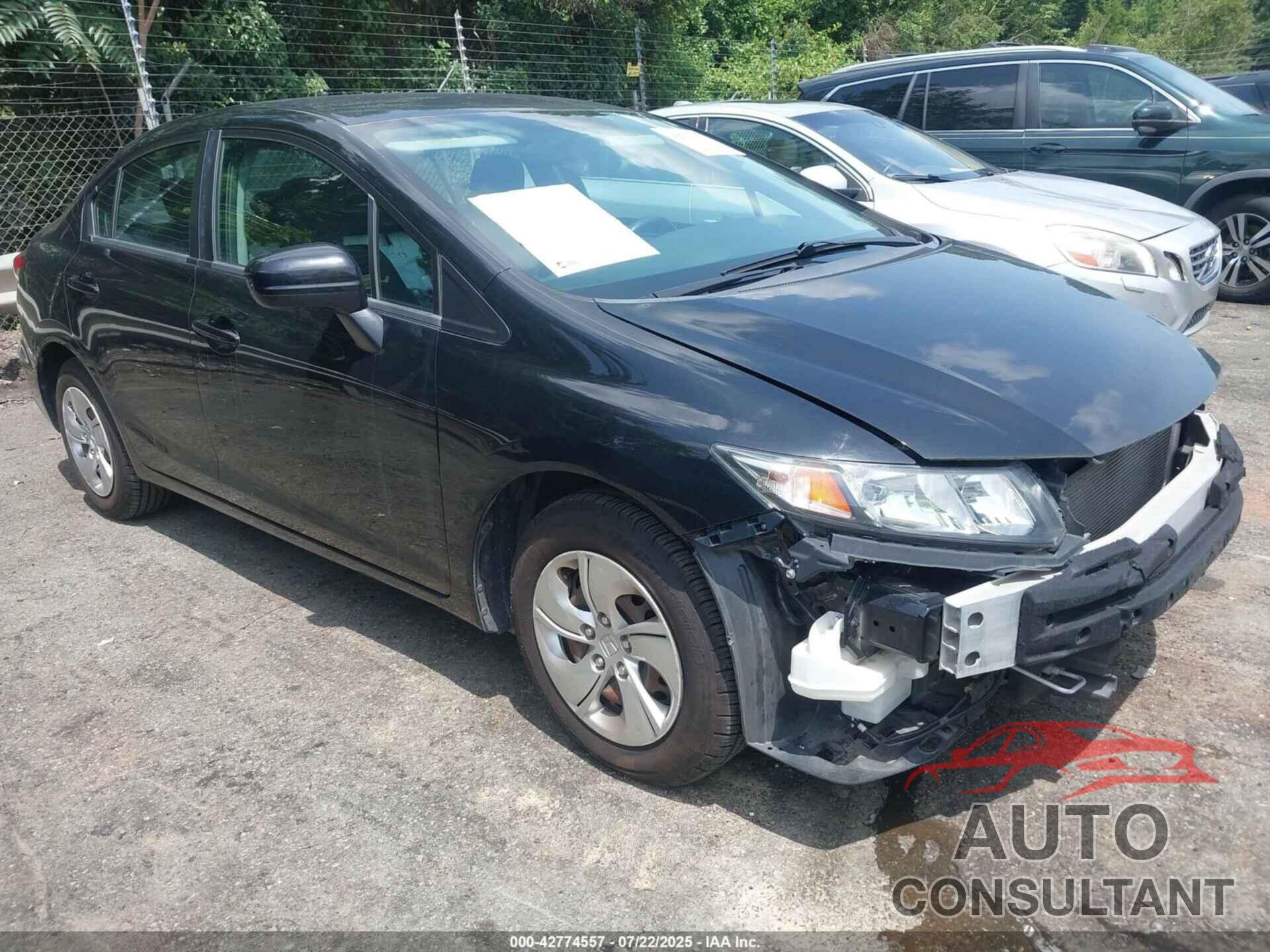 HONDA CIVIC 2015 - 19XFB2F5XFE260845