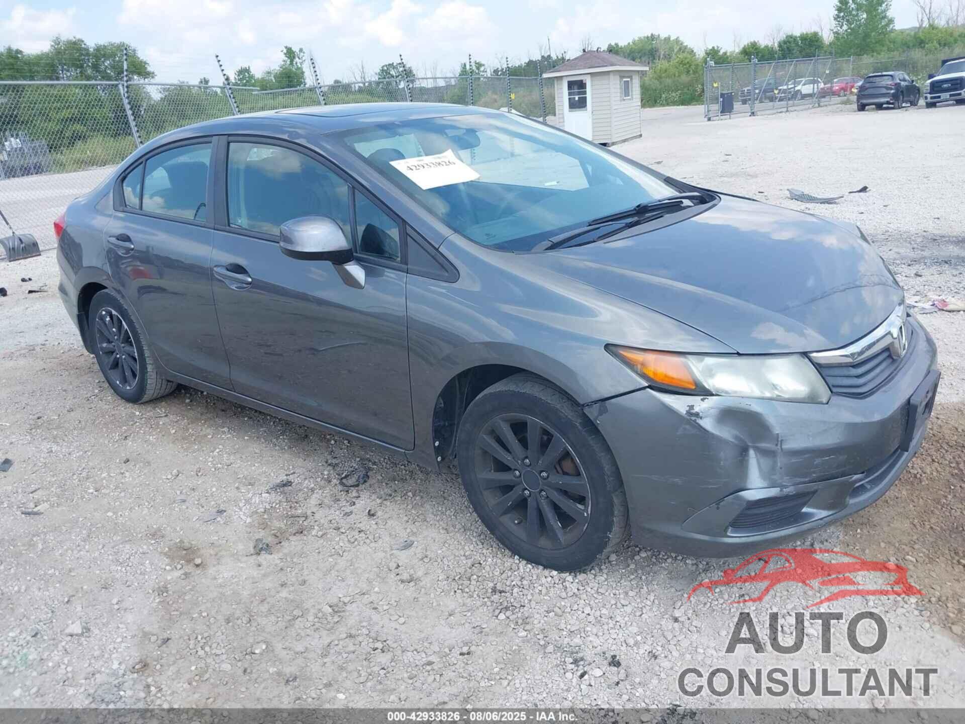 HONDA CIVIC 2012 - 19XFB2F81CE039558