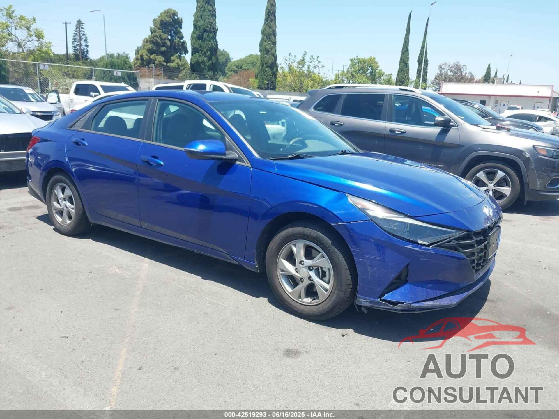 HYUNDAI ELANTRA 2021 - 5NPLL4AG4MH037374