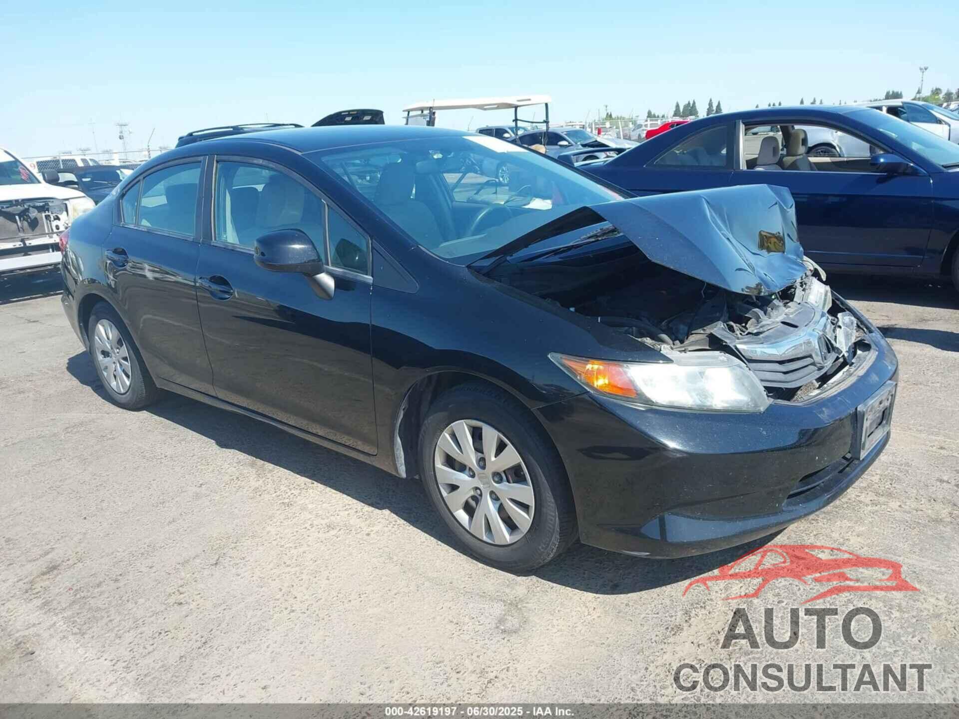 HONDA CIVIC 2012 - 19XFB2F5XCE310736