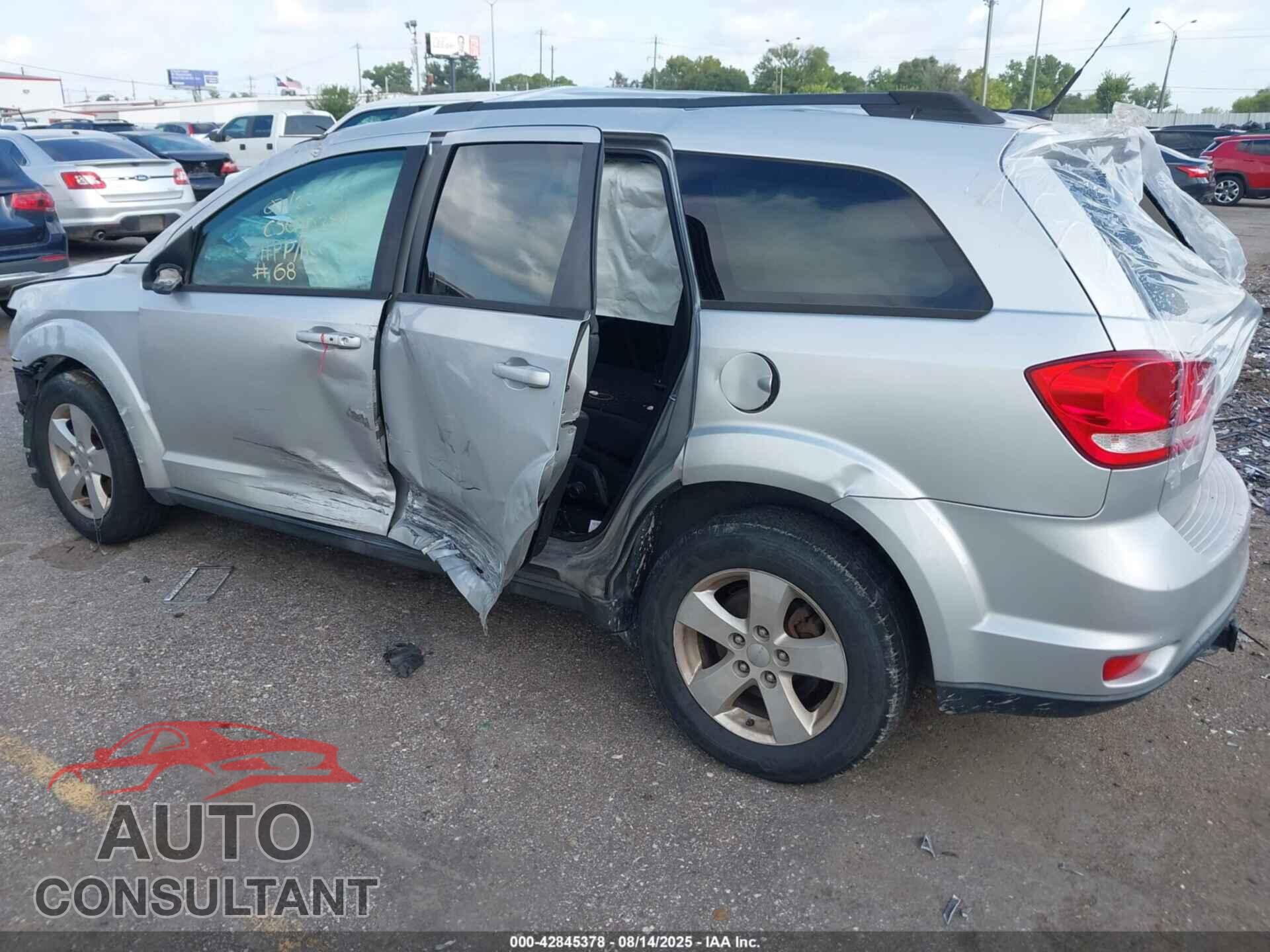 DODGE JOURNEY 2012 - 3C4PDCBG1CT231303