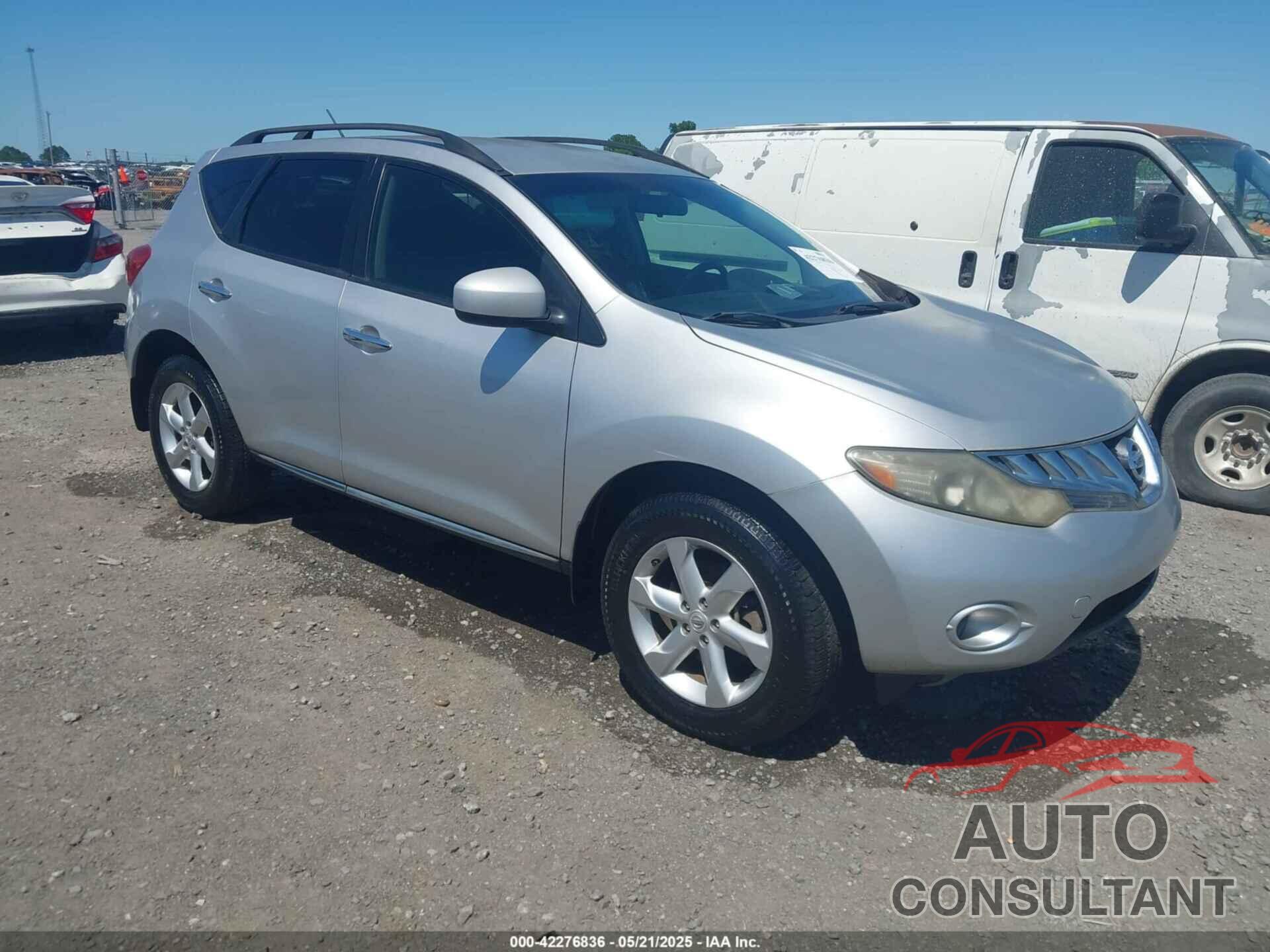 NISSAN MURANO 2009 - JN8AZ18W49W103171