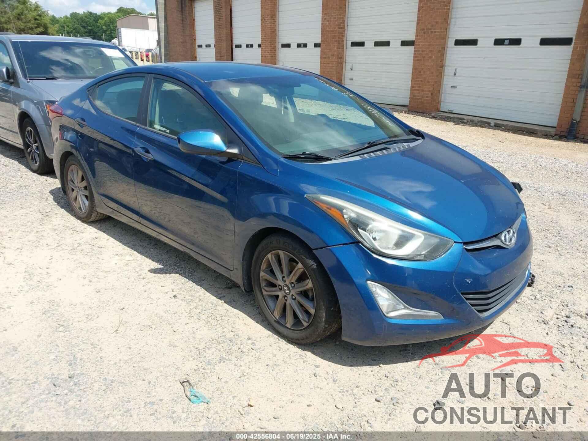 HYUNDAI ELANTRA 2016 - KMHDH4AE0GU567481