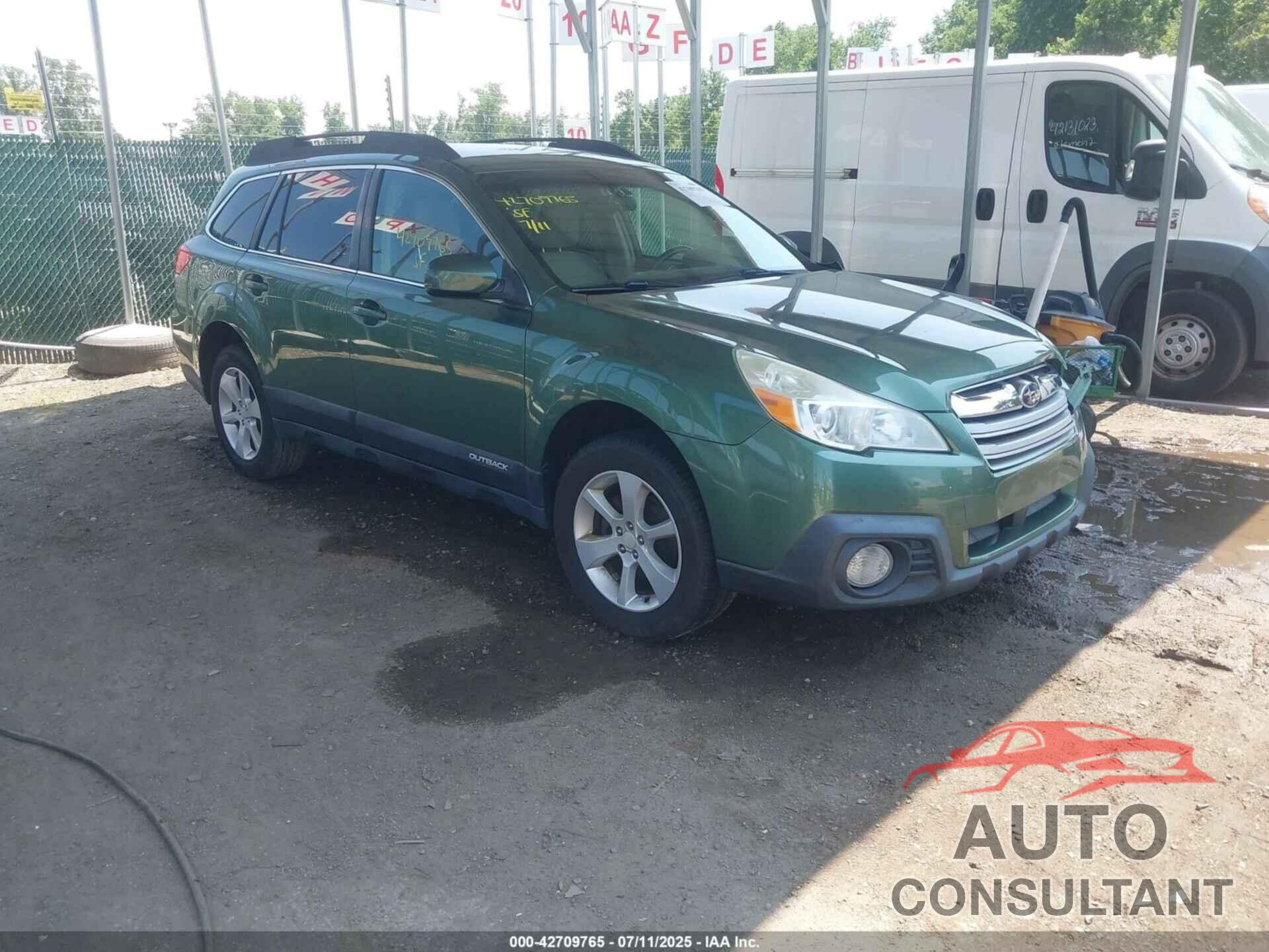 SUBARU OUTBACK 2013 - 4S4BRBCC0D3324890