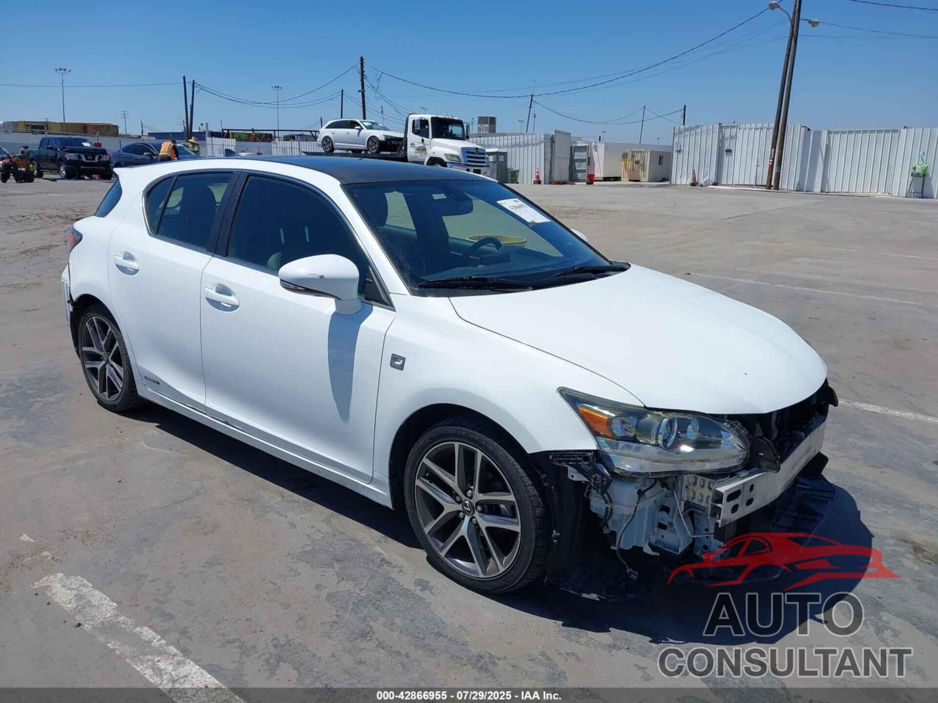 LEXUS CT 200H 2014 - JTHKD5BH9E2205212