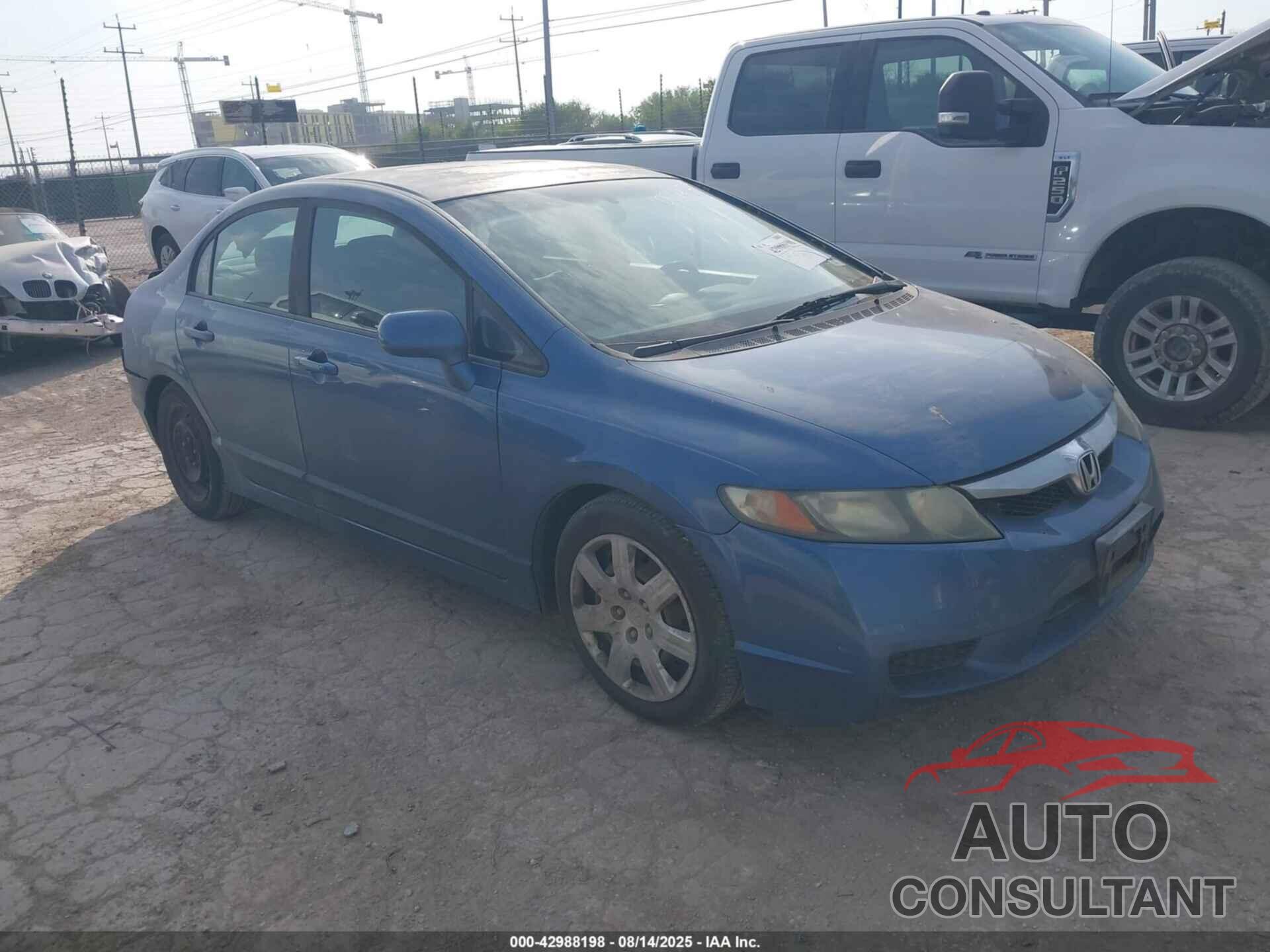 HONDA CIVIC 2009 - 19XFA16509E006417