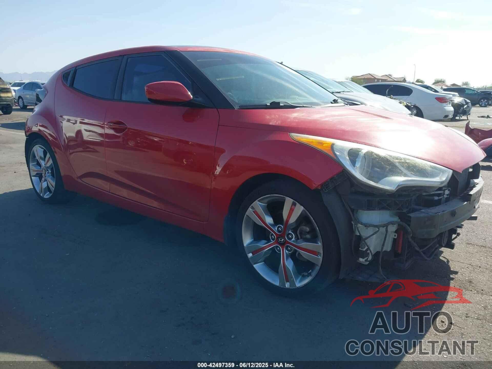 HYUNDAI VELOSTER 2013 - KMHTC6AD3DU097780