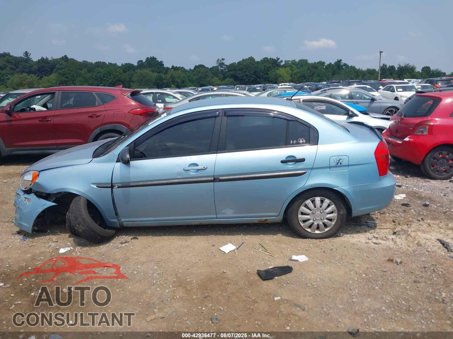 HYUNDAI ACCENT 2009 - KMHCN46C19U371015