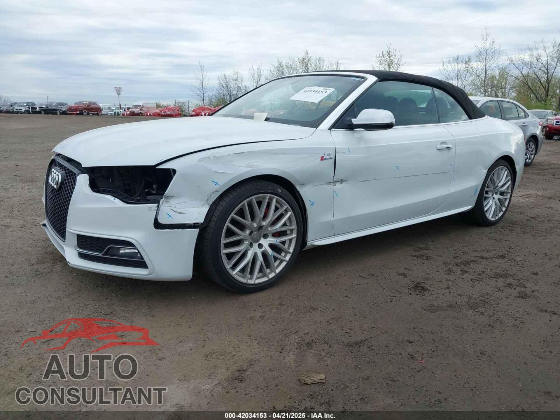 AUDI S5 2015 - WAUCGAFH2FN009433