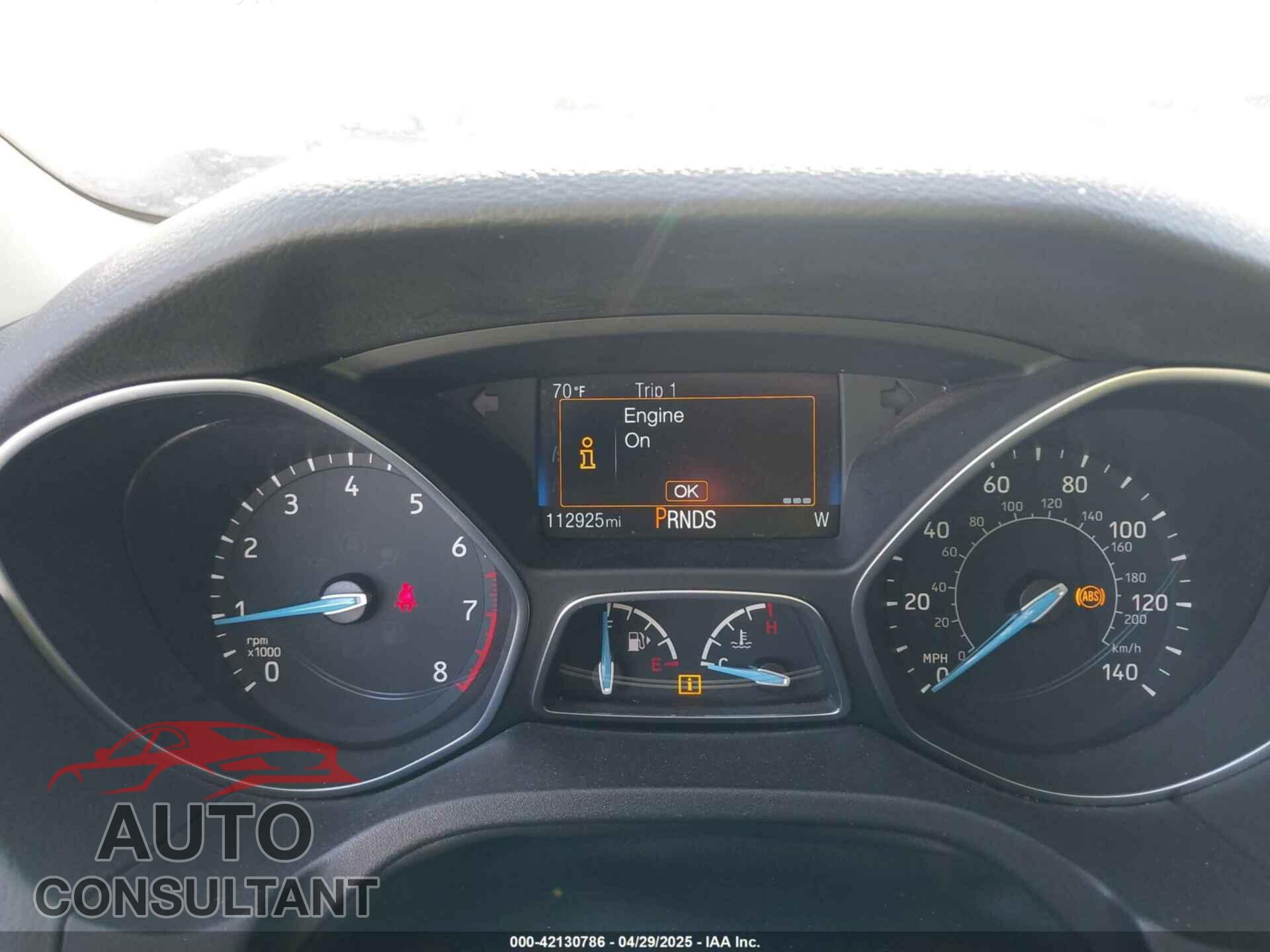 FORD FOCUS 2016 - 1FADP3K29GL383870