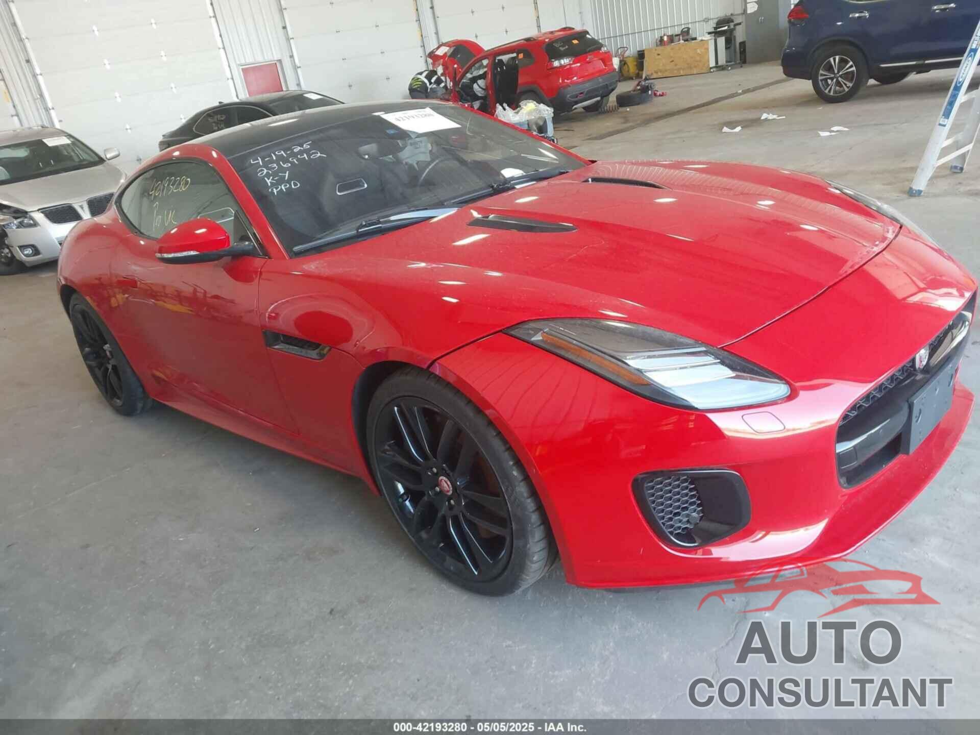 JAGUAR F-TYPE 2018 - SAJDF1FV0JCK48016