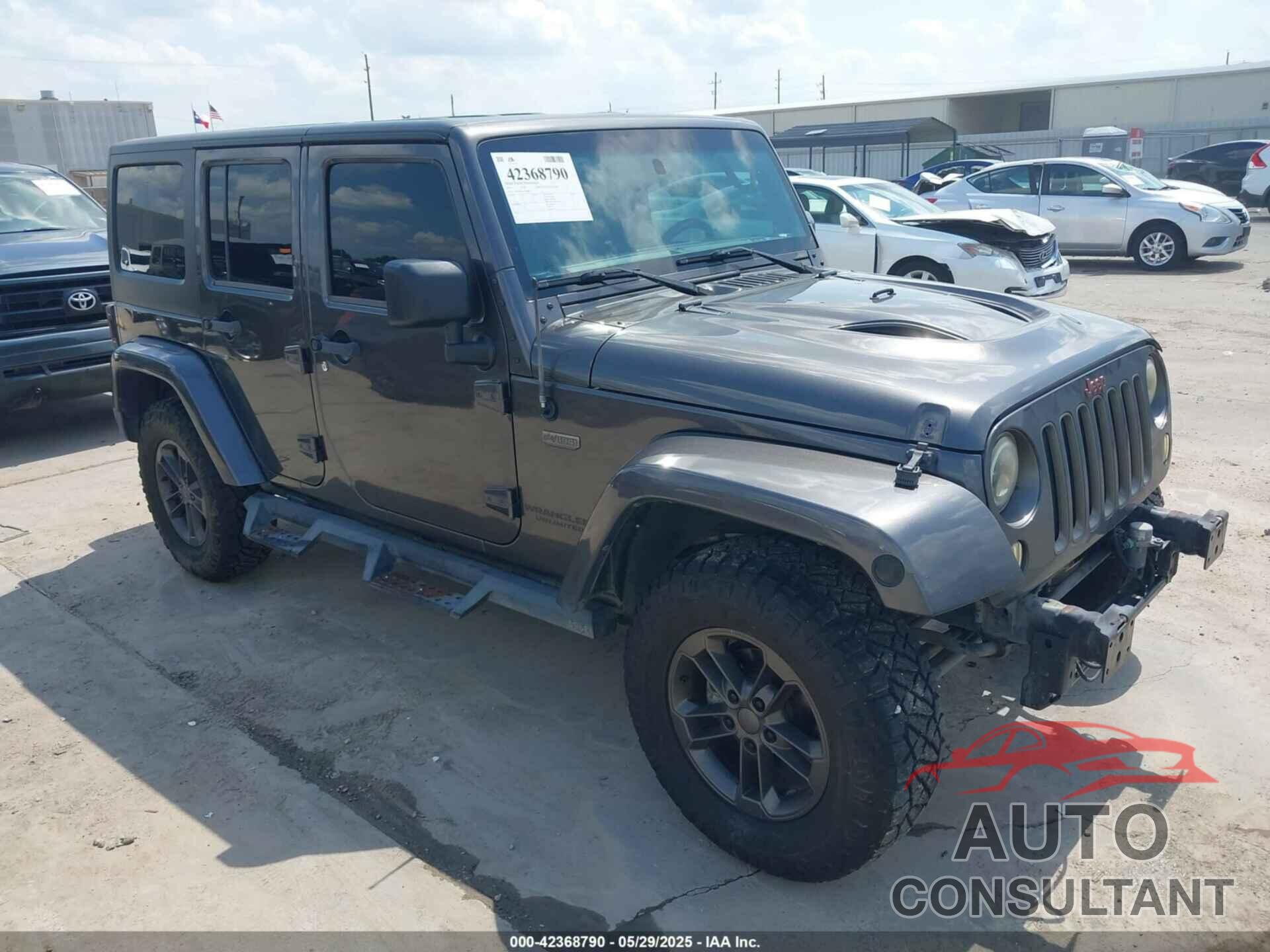 JEEP WRANGLER UNLIMITED 2016 - 1C4BJWEG7GL260807
