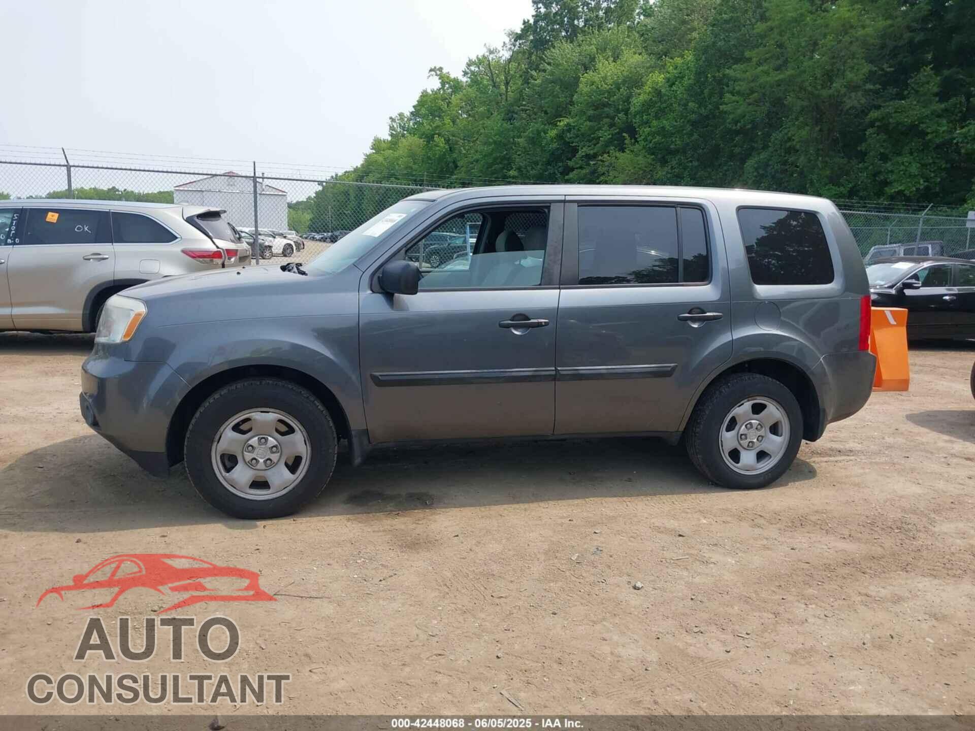 HONDA PILOT 2013 - 5FNYF4H26DB052481