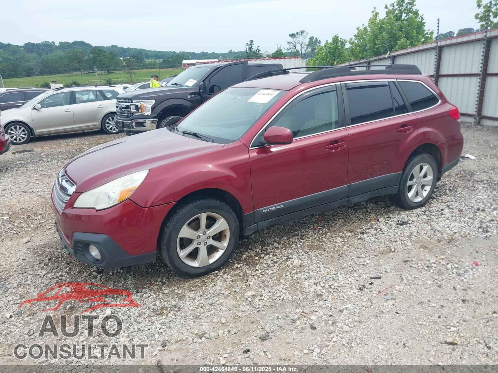 SUBARU OUTBACK 2013 - 4S4BRBCC1D3232011