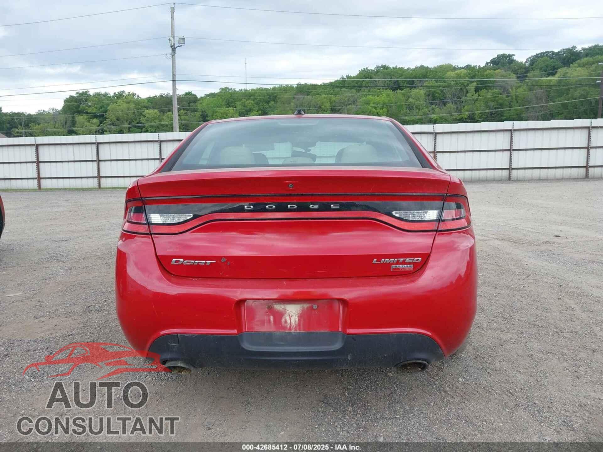 DODGE DART 2013 - 1C3CDFCHXDD339910