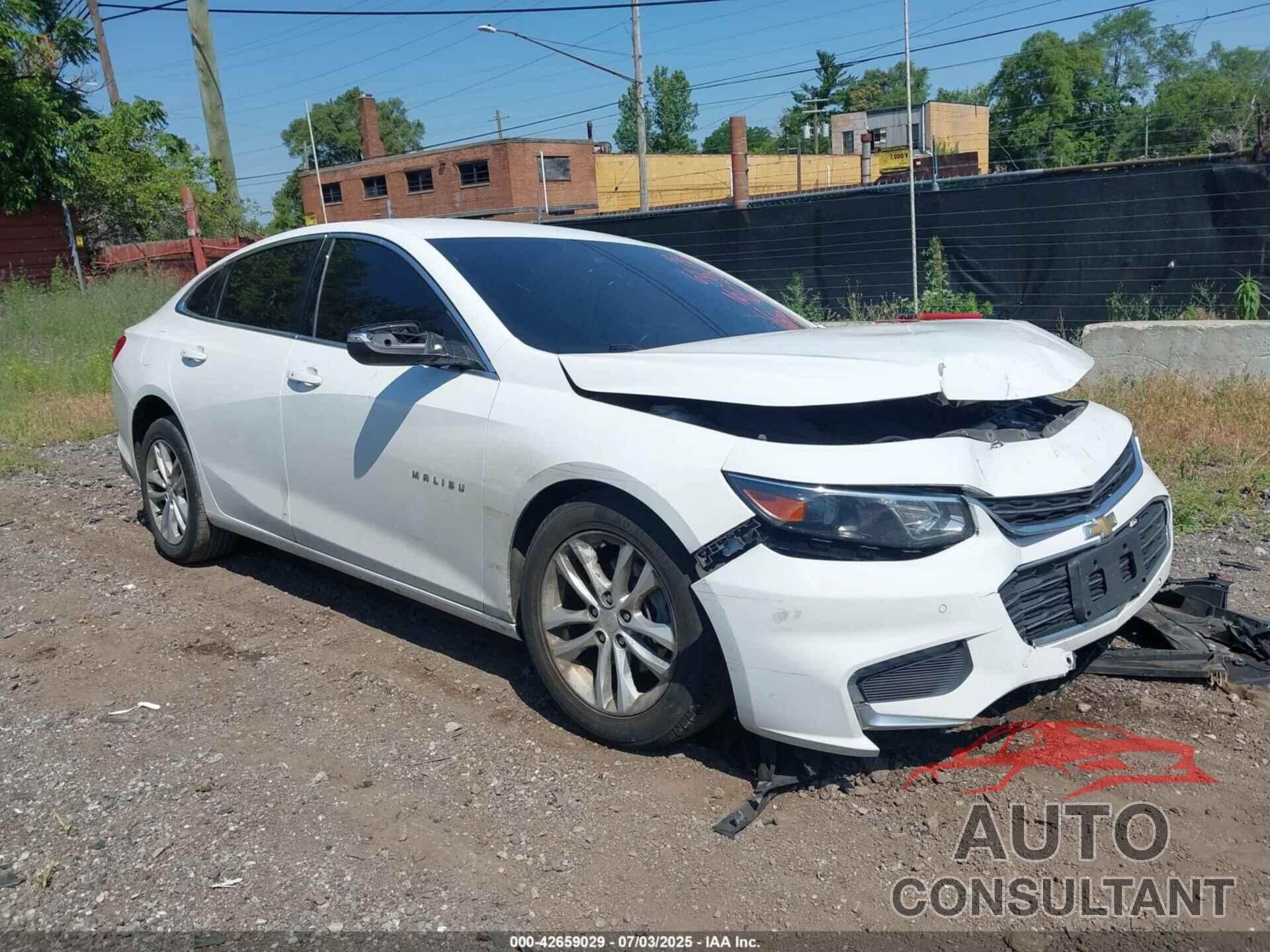 CHEVROLET MALIBU 2016 - 1G1ZE5ST8GF326092