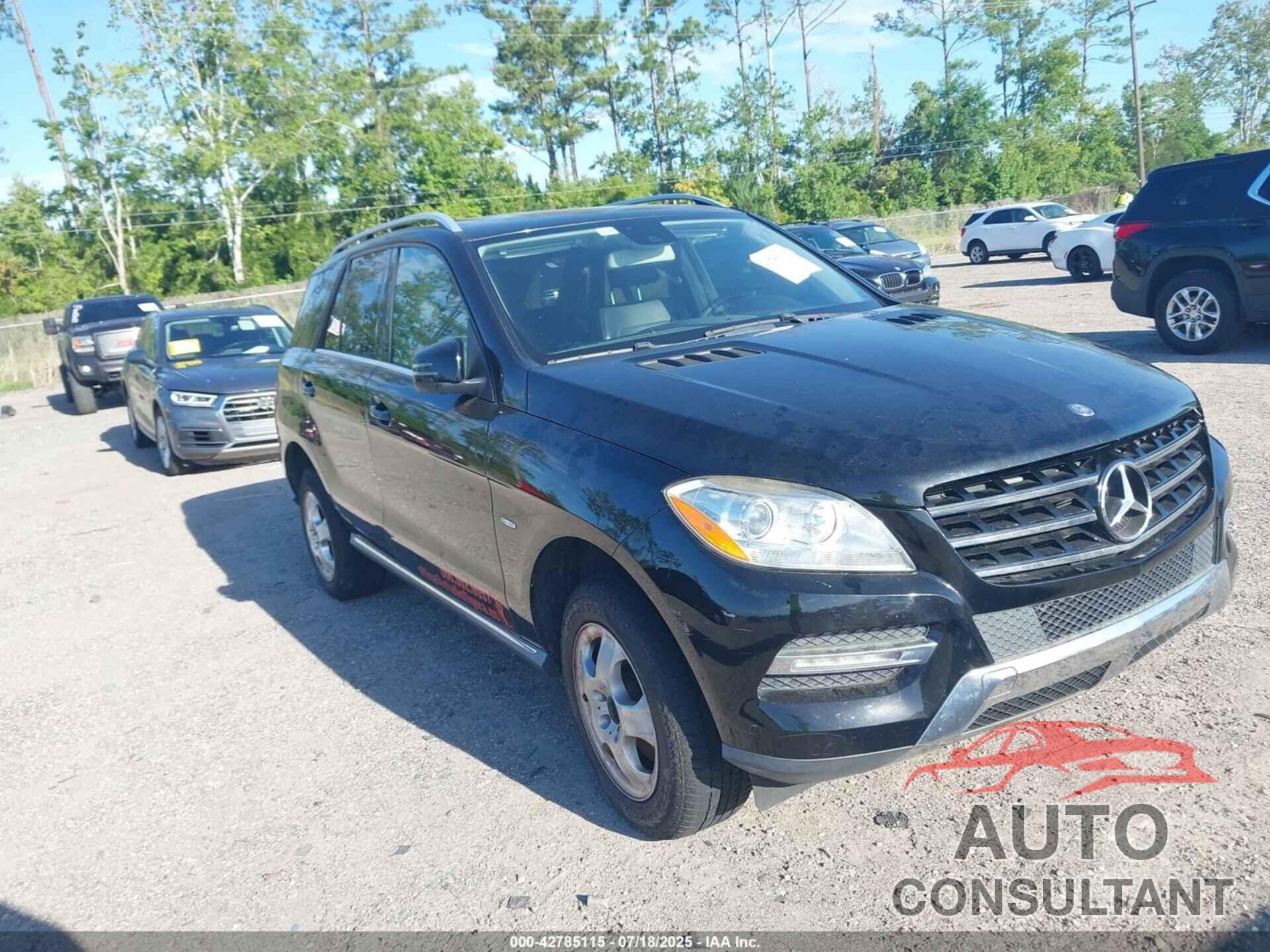 MERCEDES-BENZ ML 350 2012 - 4JGDA5HBXCA025578